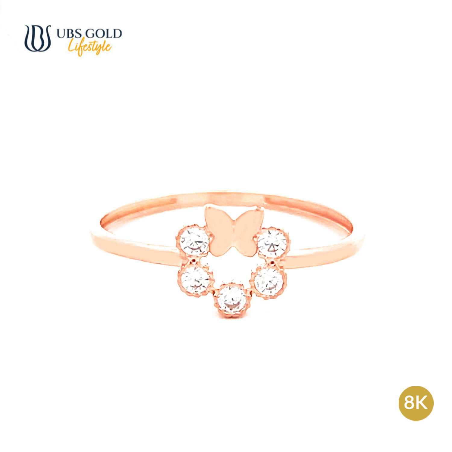 UBS Gold Cincin Emas Luna - Ksc1144K - 8K