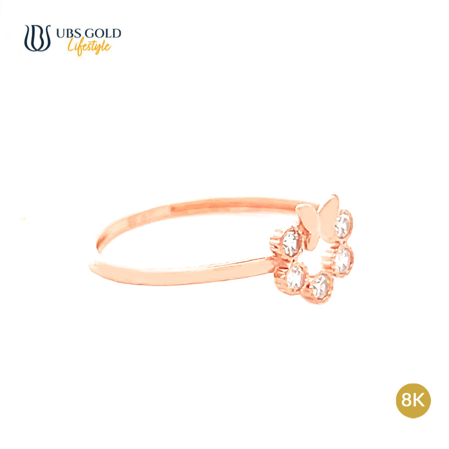 UBS Gold Cincin Emas Luna - Ksc1144K - 8K