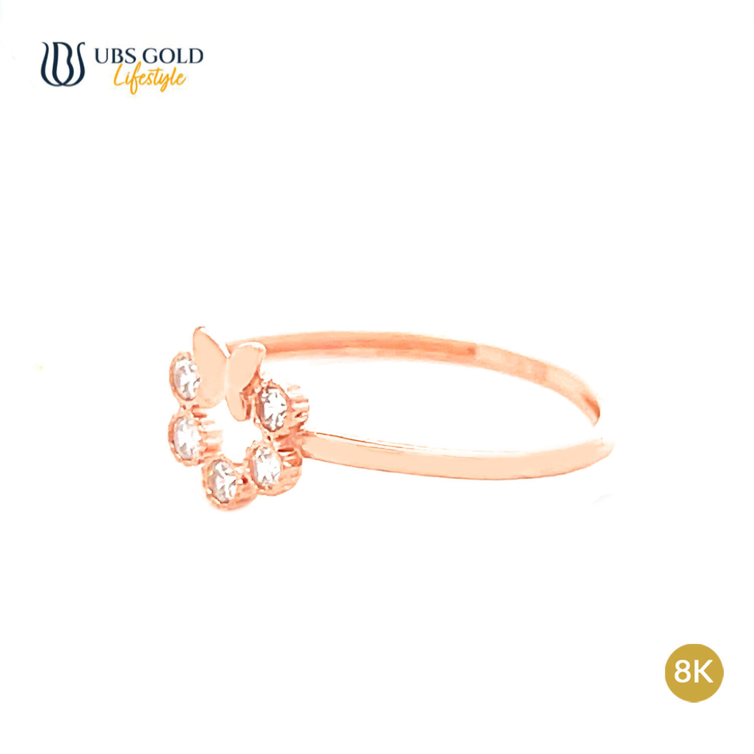 UBS Gold Cincin Emas Luna - Ksc1144K - 8K