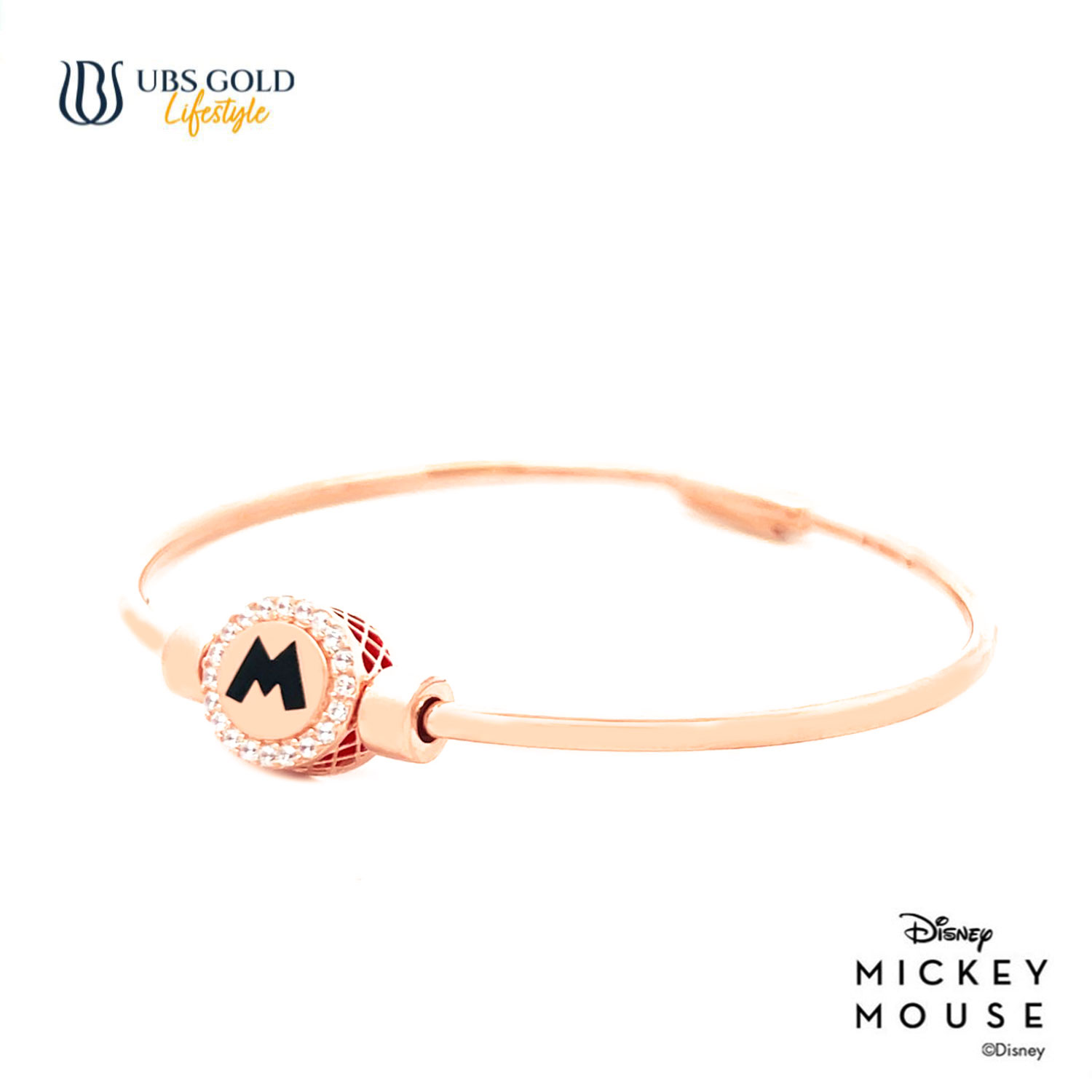 UBS Gold Gelang Emas Disney Mickey Mouse Sweetie - Vgy0165 - 17K