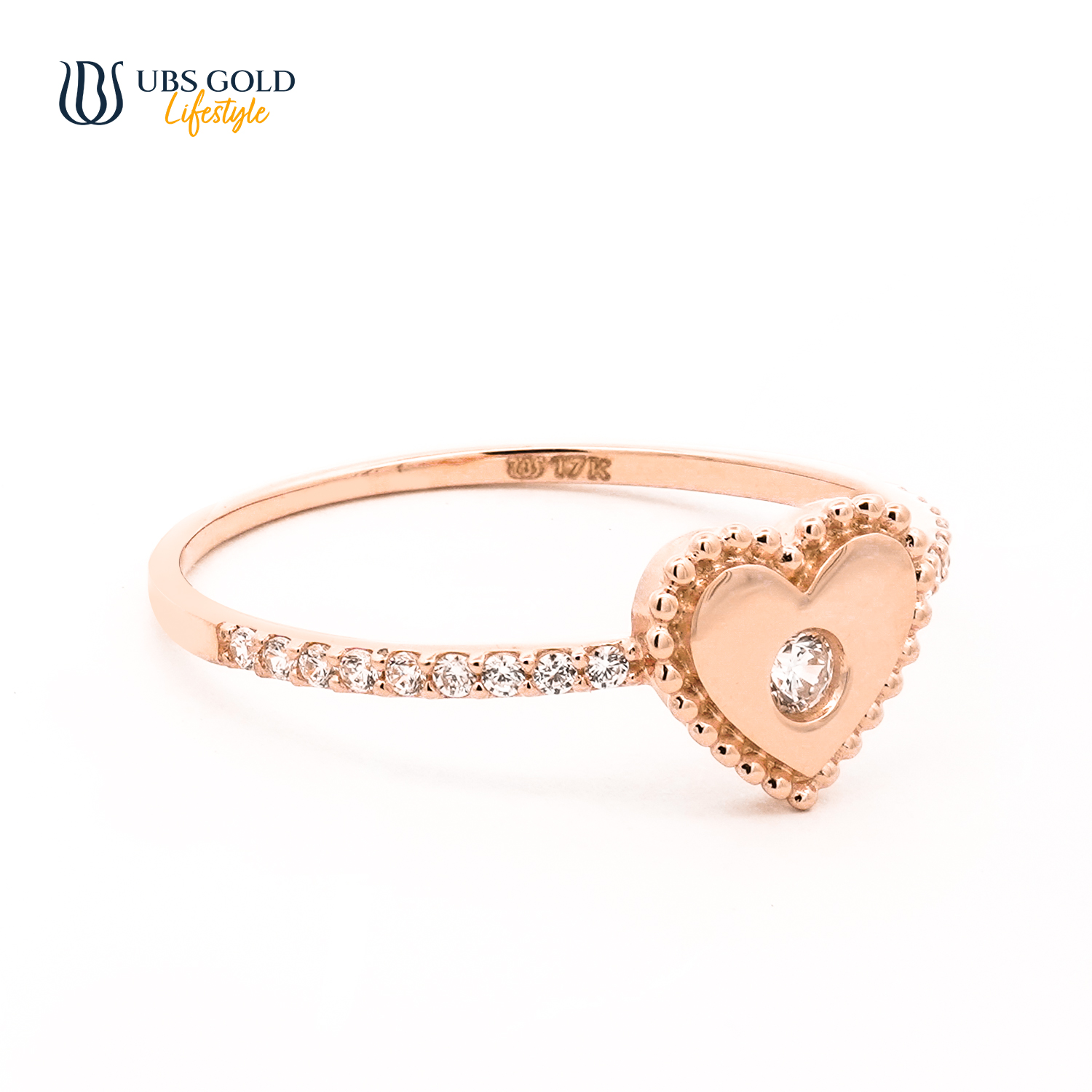 UBS Gold Cincin Emas Millie Molly - Cc17275 - 17K