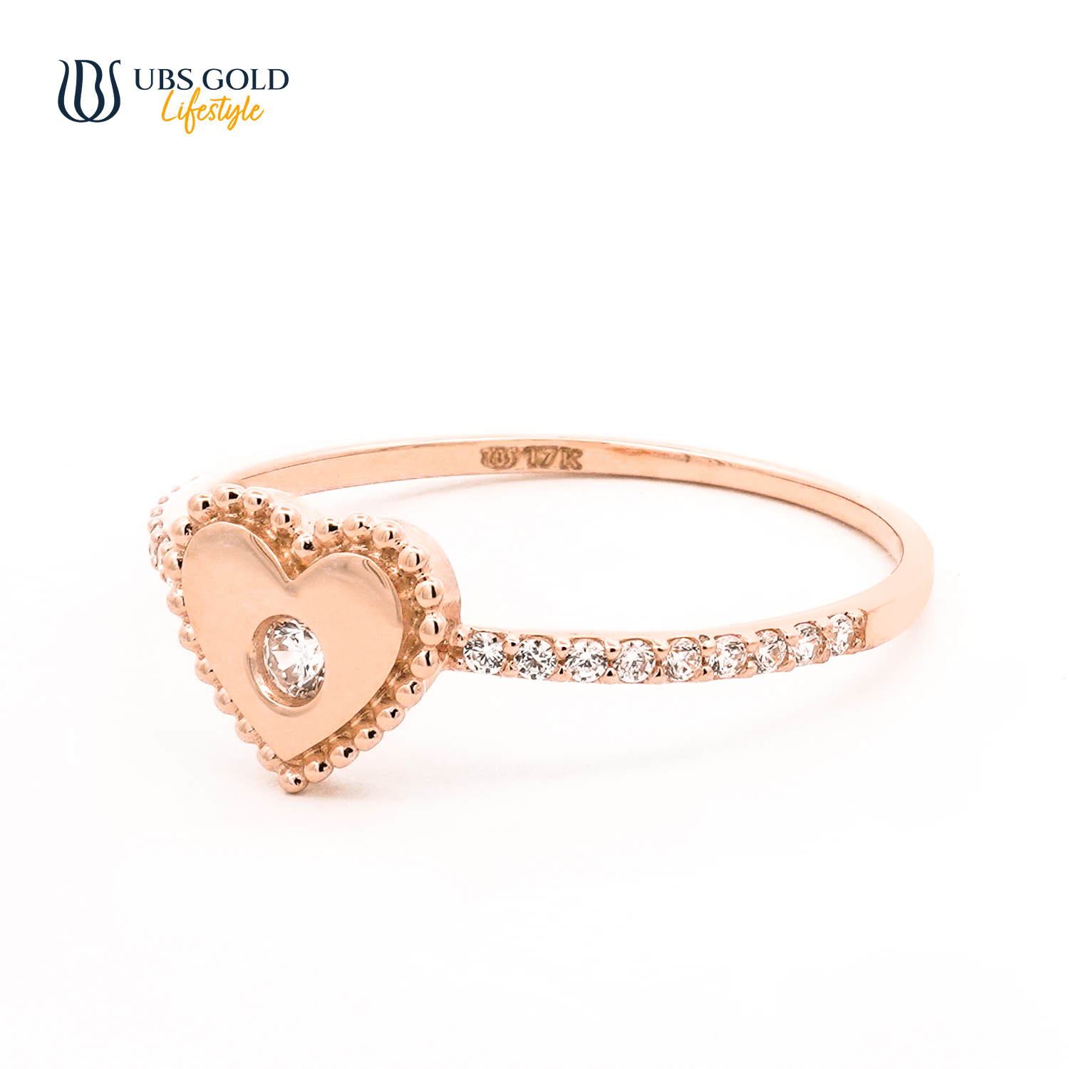 UBS Gold Cincin Emas Millie Molly - Cc17275 - 17K