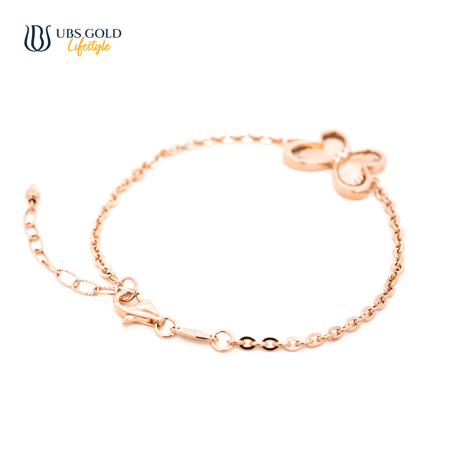 UBS Gold Gelang Emas Millie Molly Rainbow - H6g0011 - 17K