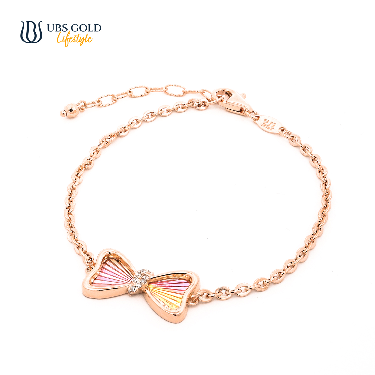 UBS Gold Gelang Emas Brigita Rainbow - H6g0017 - 17K