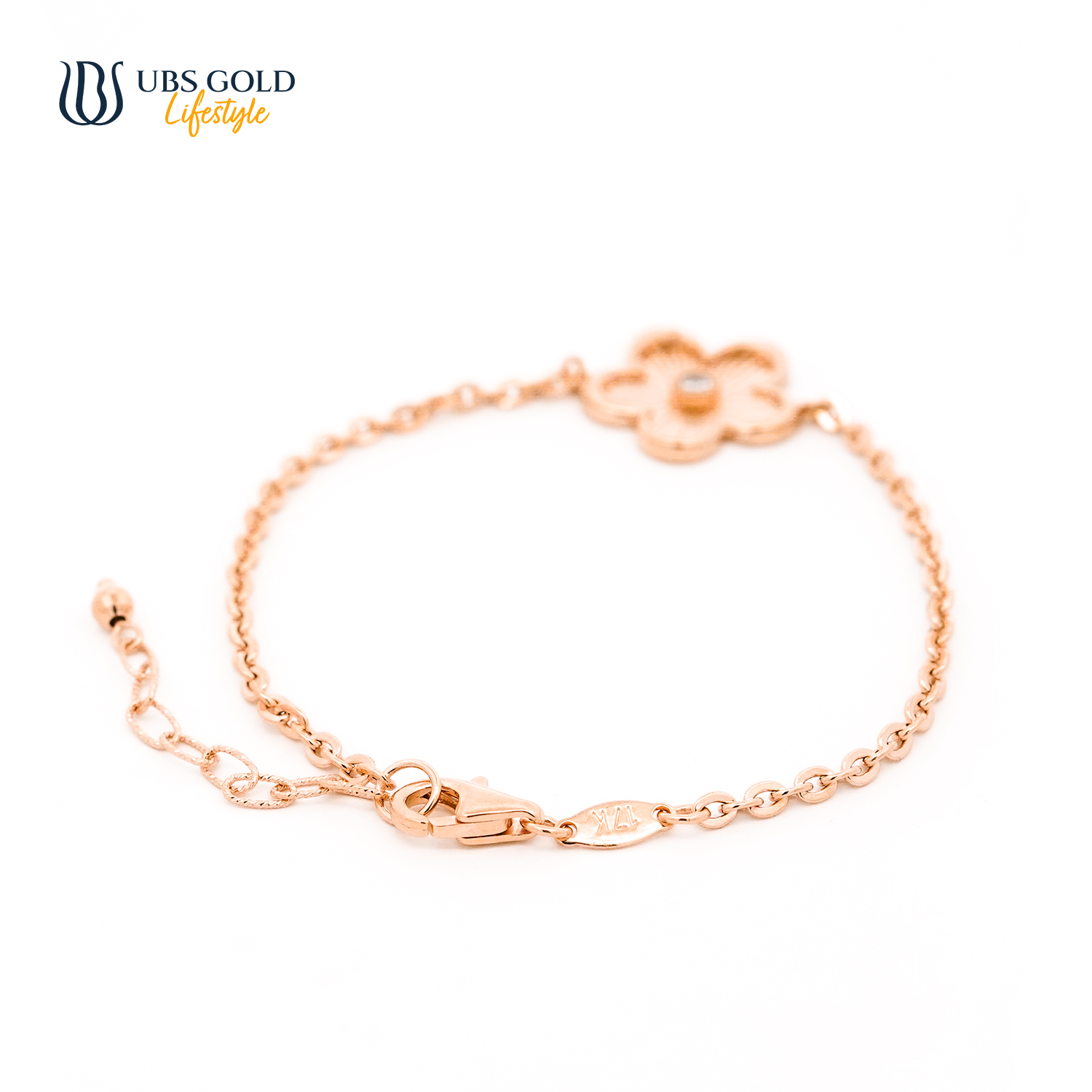 UBS Gold Gelang Emas Millie Molly Rainbow - H6g0018 - 17K