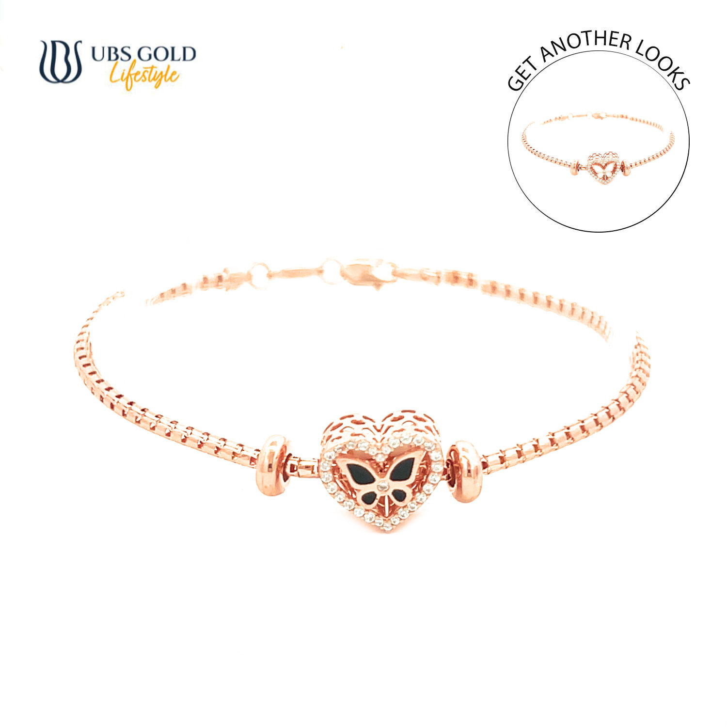 UBS Gold Gelang Emas Sweetie - Kdg0260 - 17K