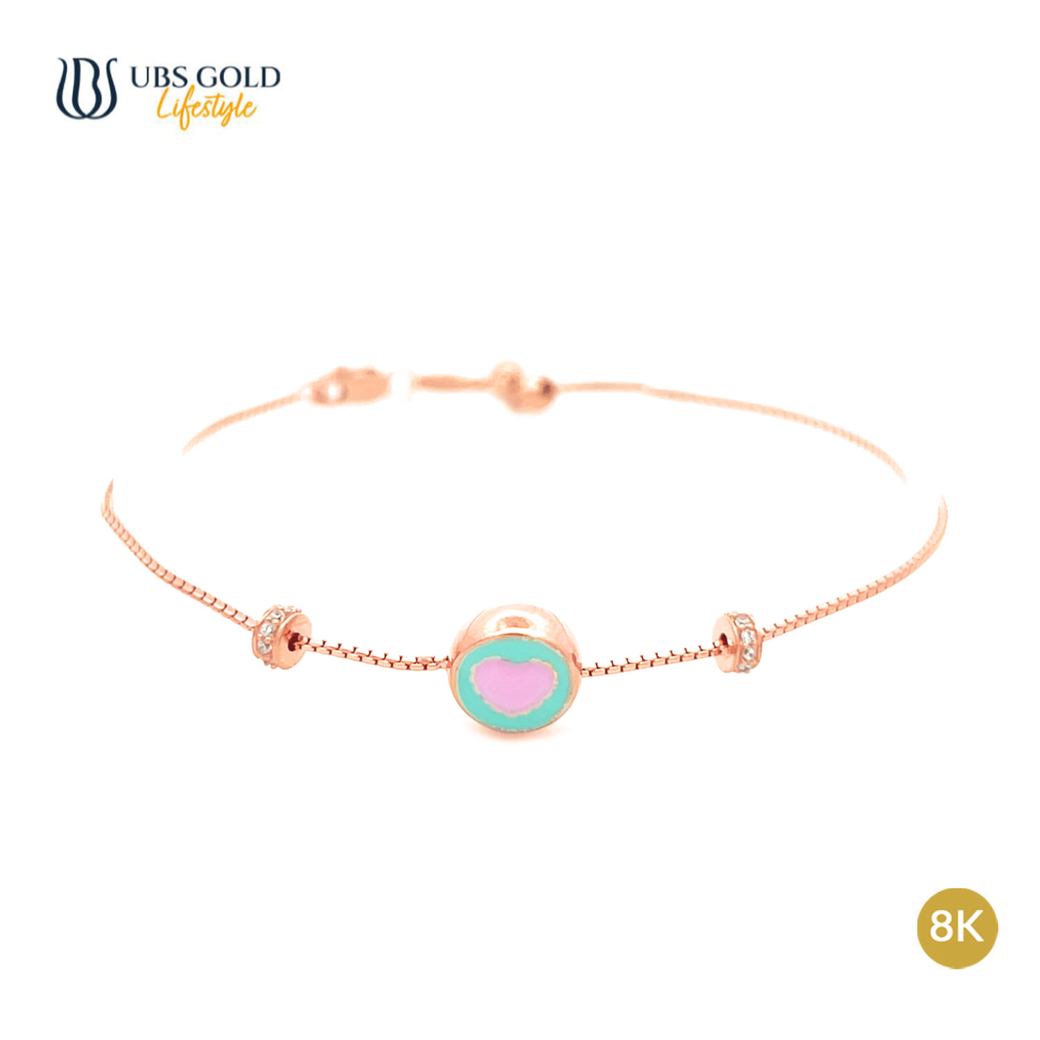 UBS Gold Gelang Emas Wollie - Kdg0280K - 8K