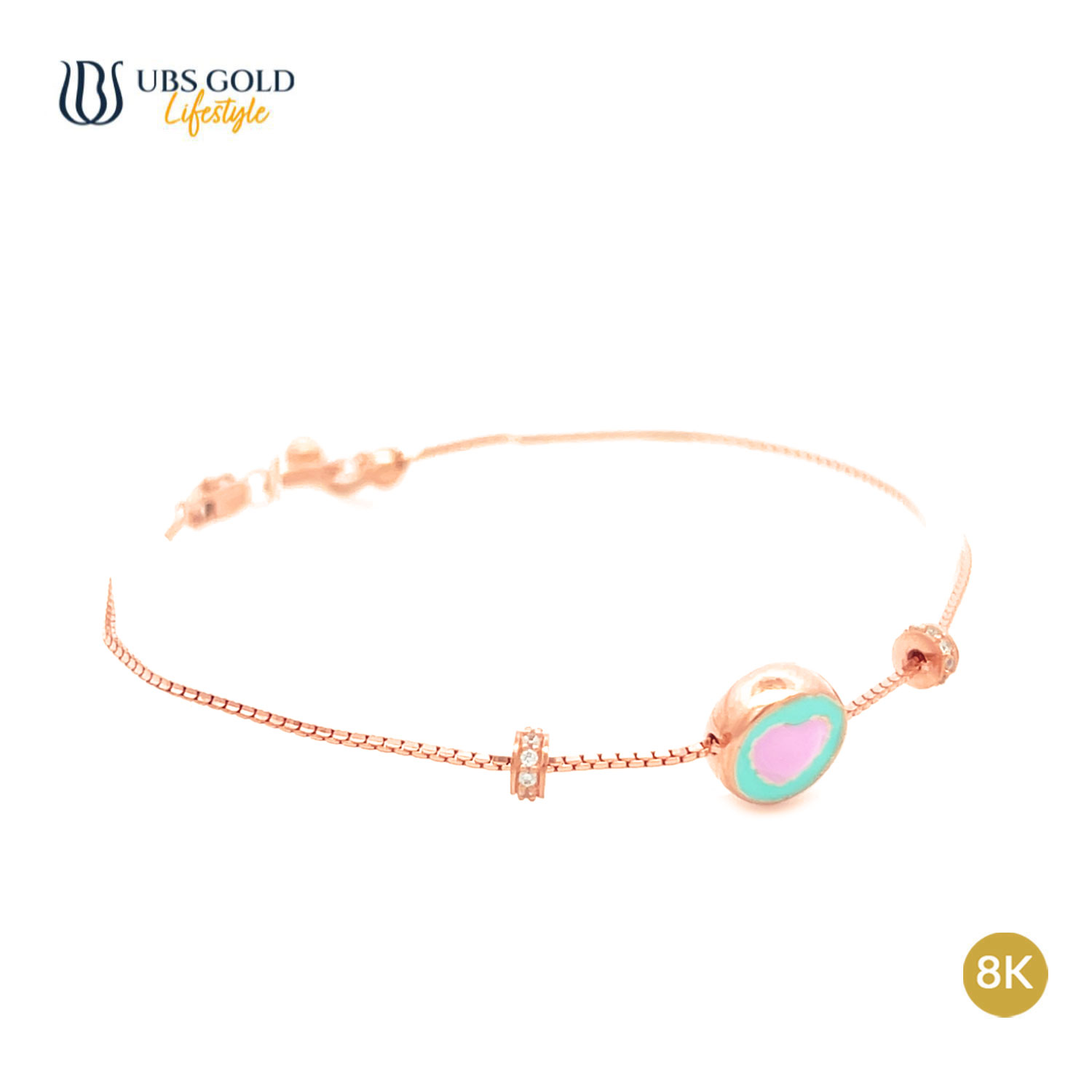 UBS Gold Gelang Emas Wollie - Kdg0280K - 8K