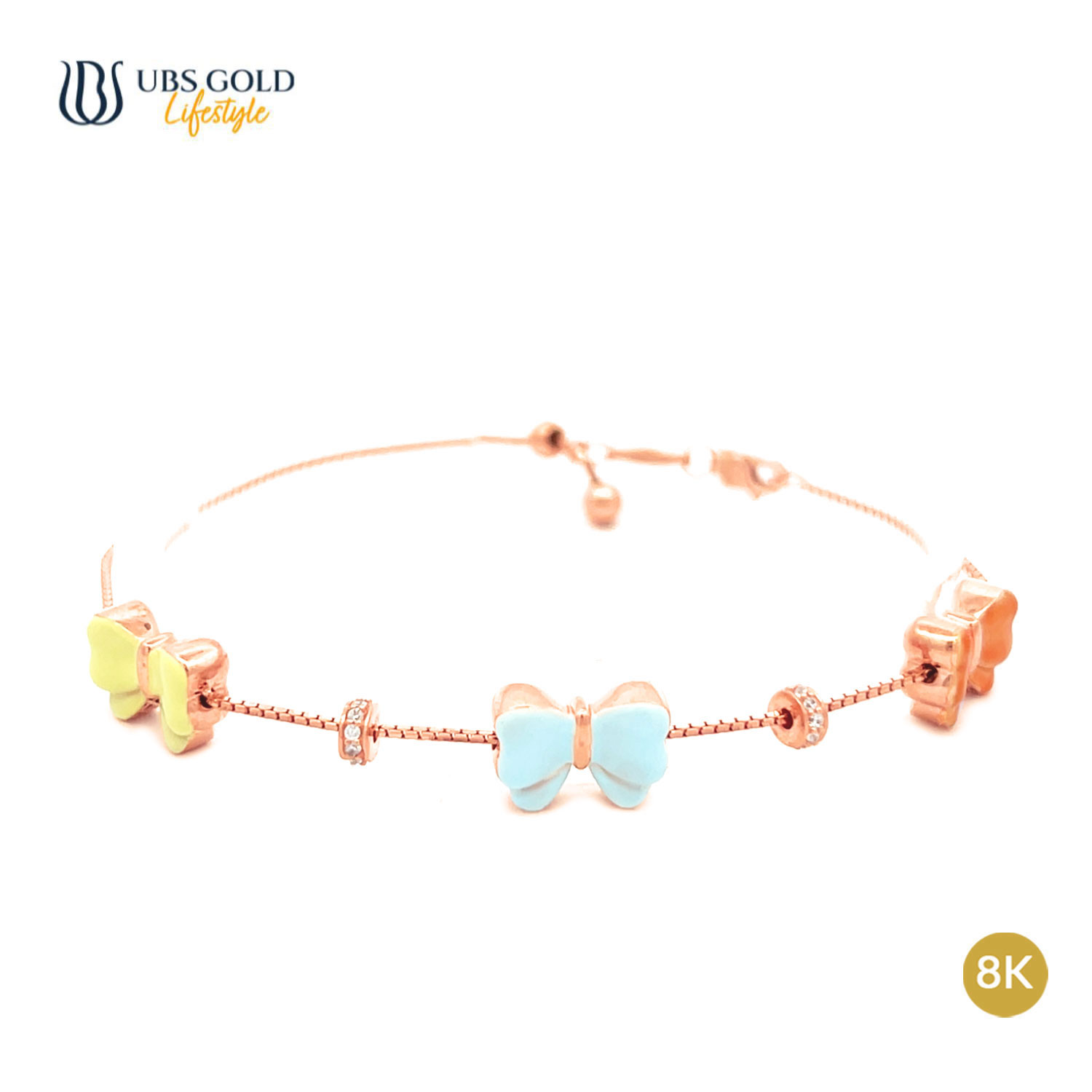 UBS Gold Gelang Emas Wollie - Kdg0281K - 8K