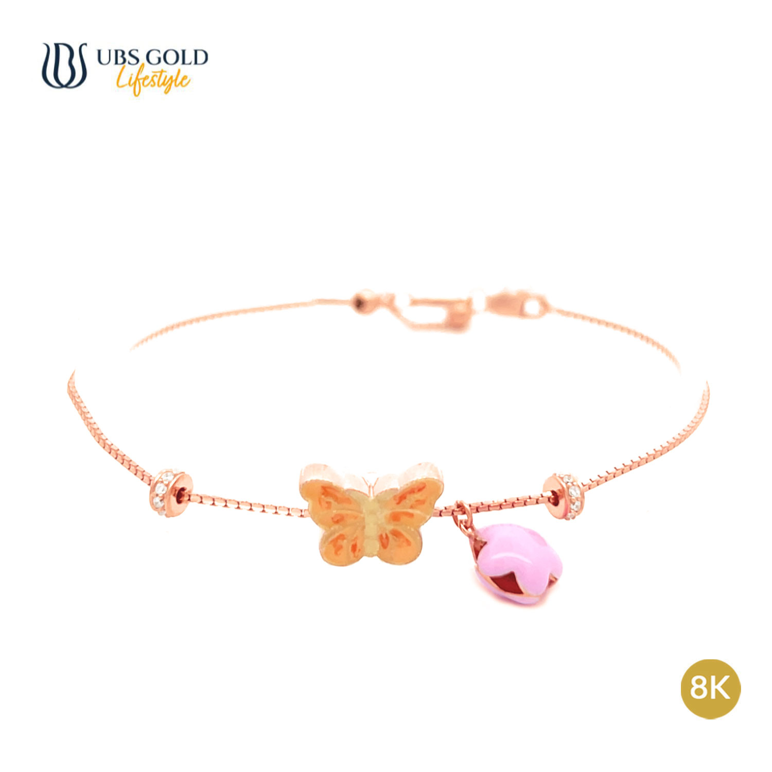 UBS Gold Gelang Emas Wollie - Kdg0282KB - 8K