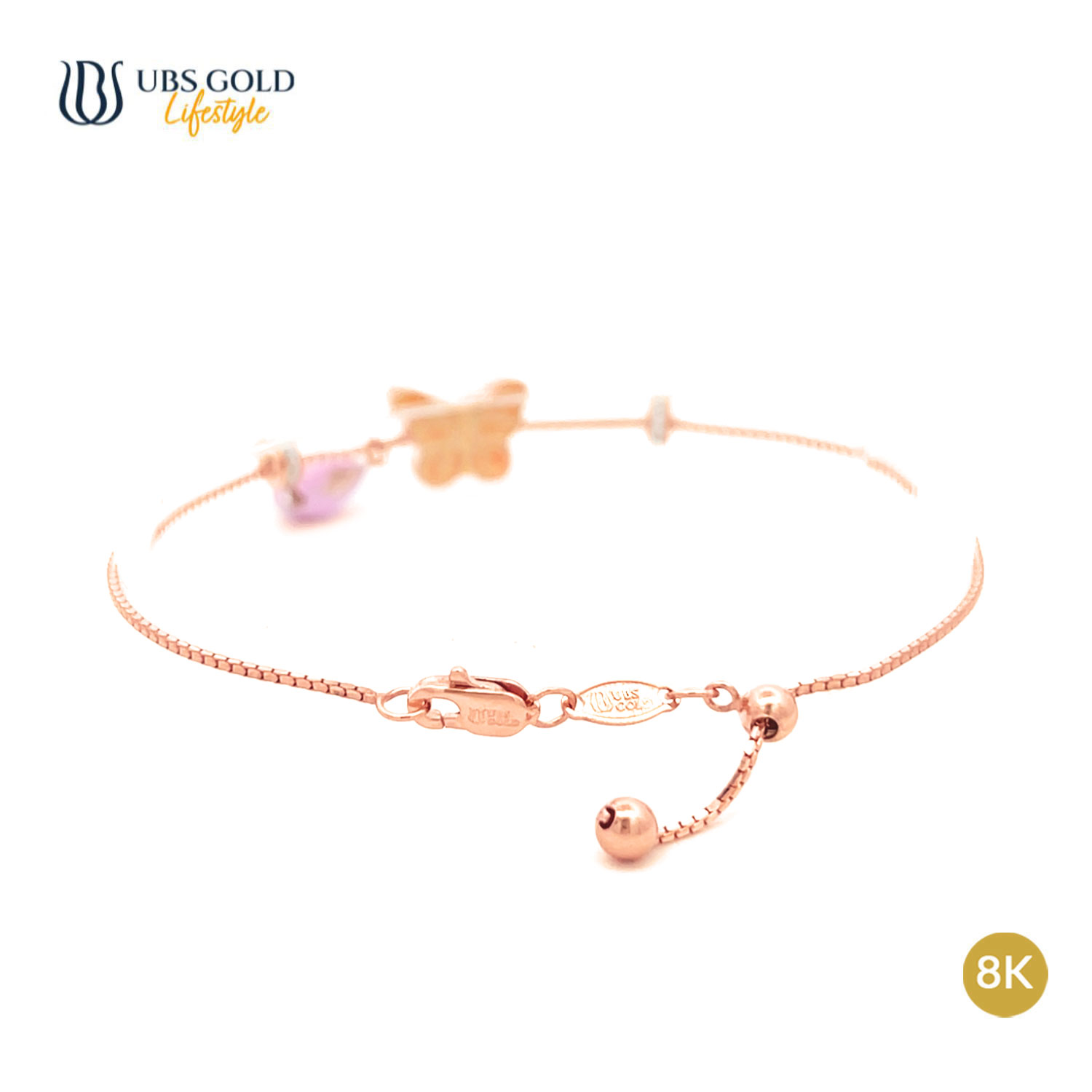 UBS Gold Gelang Emas Wollie - Kdg0282KB - 8K