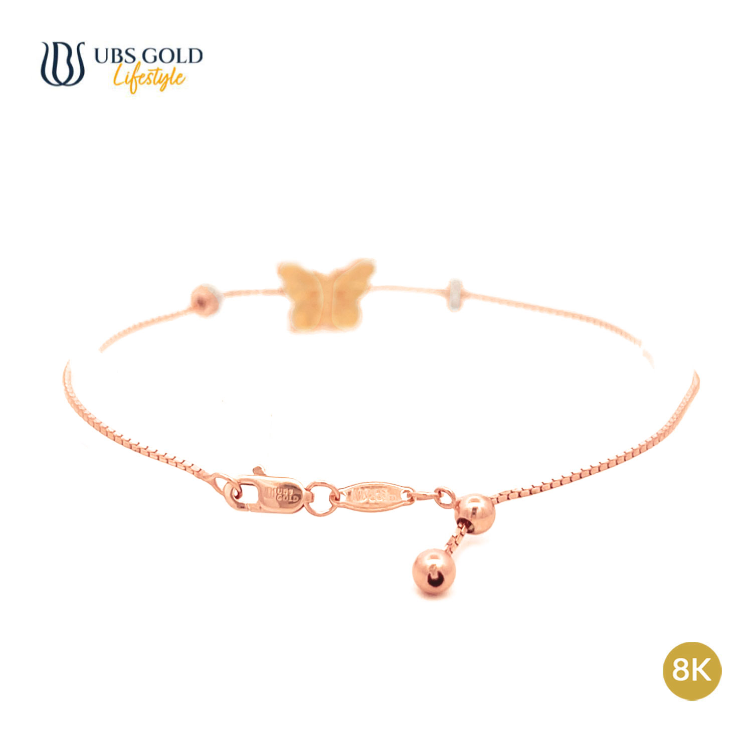 UBS Gold Gelang Emas Wollie - Kdg0282K - 8K