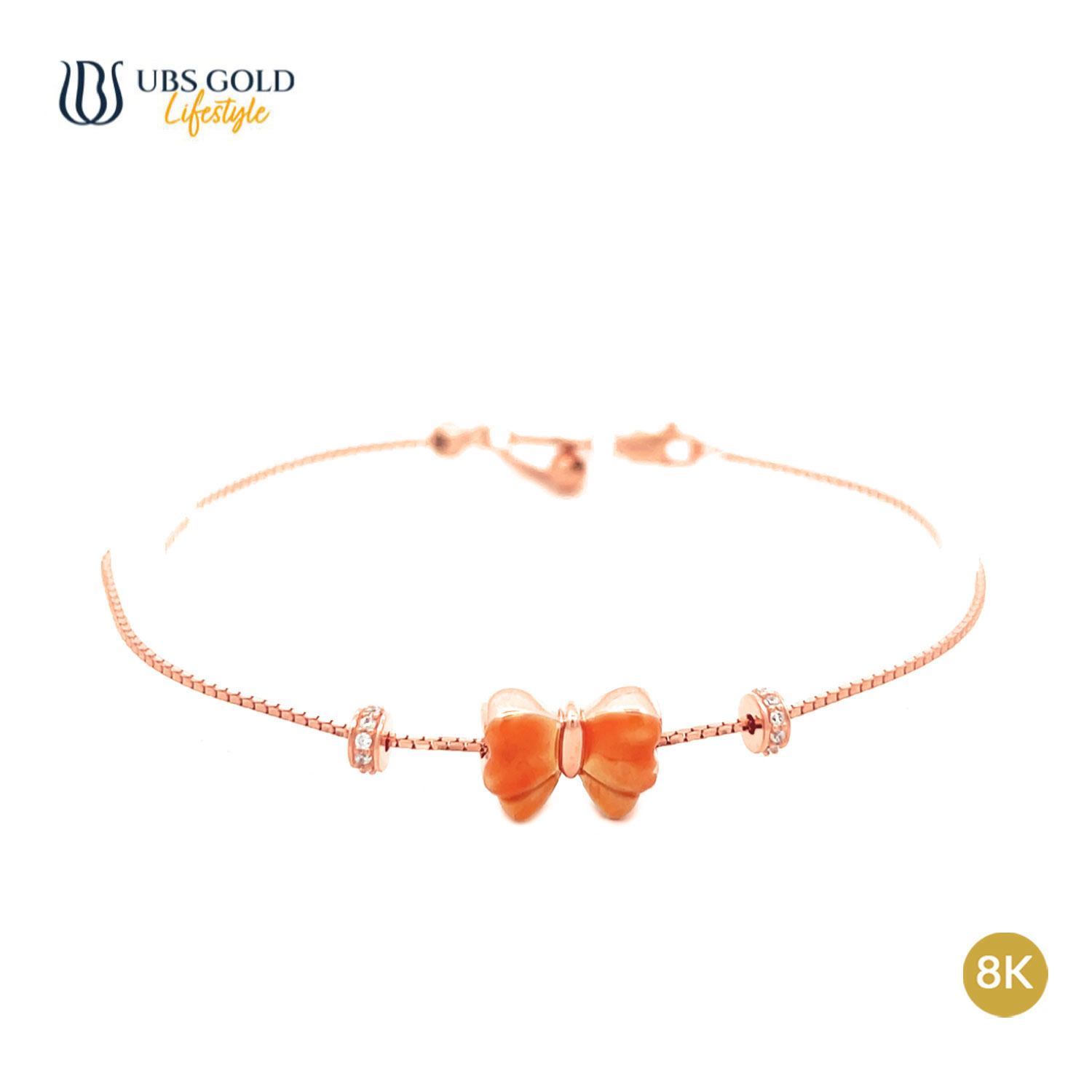 UBS Gold Gelang Emas Wollie - Kdg0286K - 8K