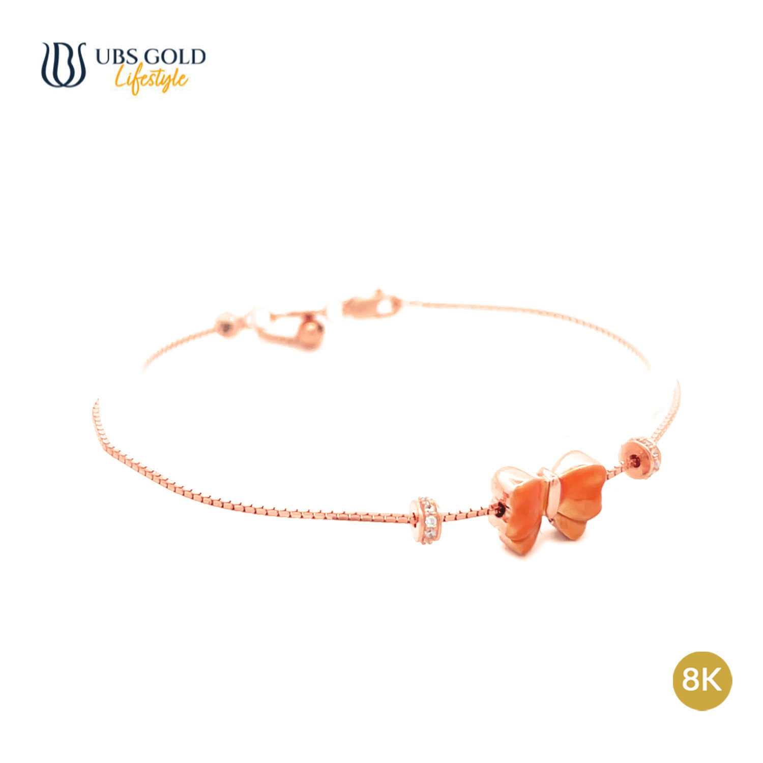 UBS Gold Gelang Emas Wollie - Kdg0286K - 8K