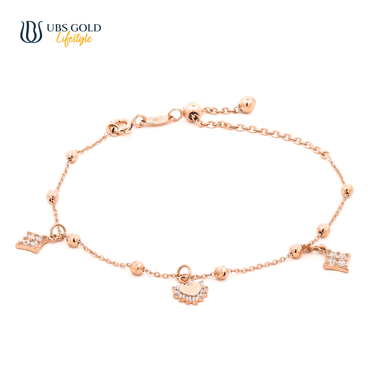 UBS Gold Gelang Emas Millie Molly - Kgv7349 - 17K