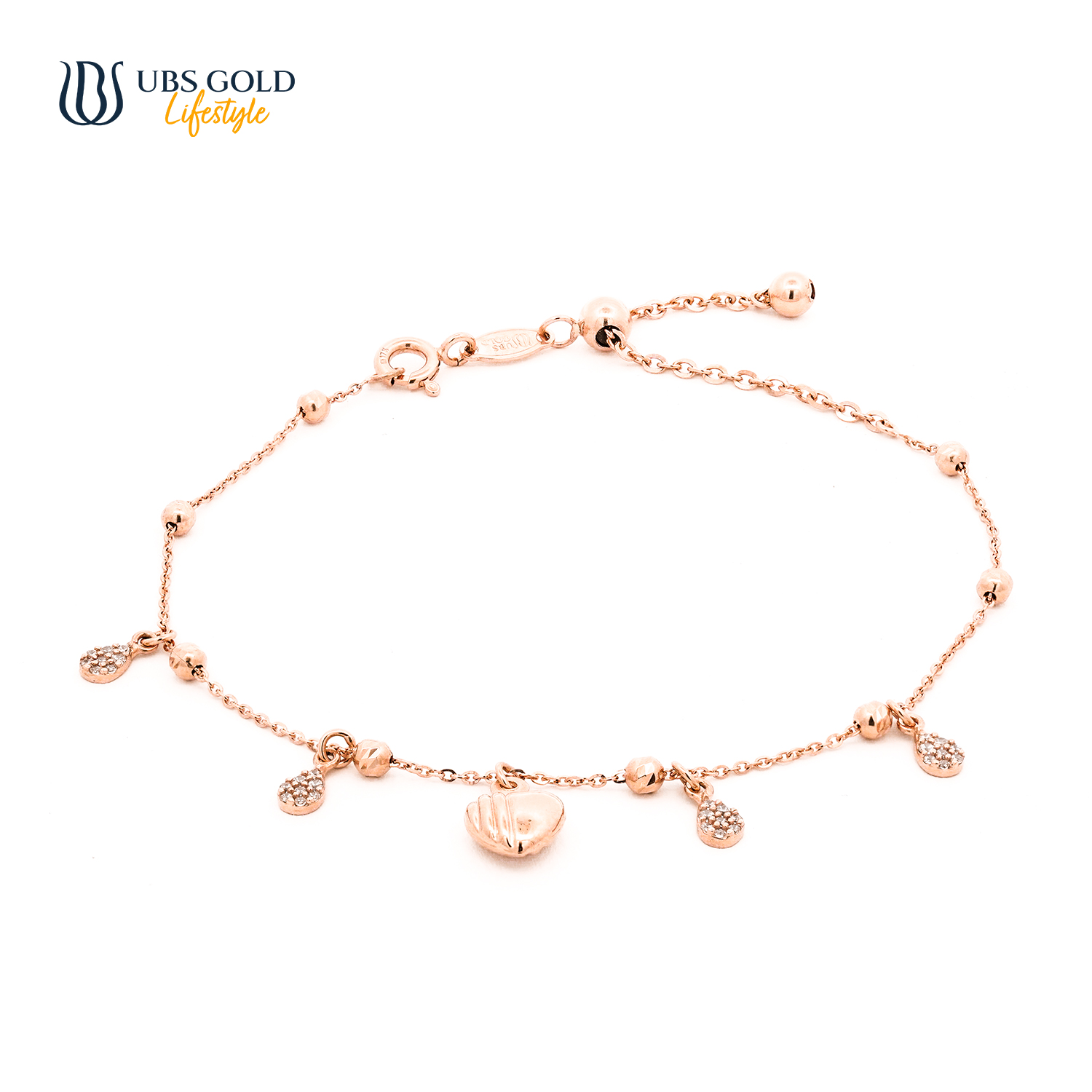 UBS Gold Gelang Emas Millie Molly - Kgv7374 - 17K