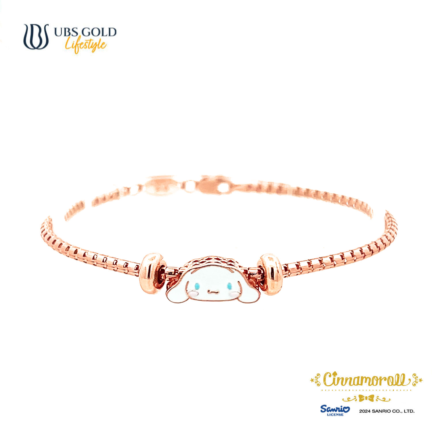 UBS Gold Gelang Emas Sanrio Cinnamoroll Sweetie - Kgz0029 - 17K