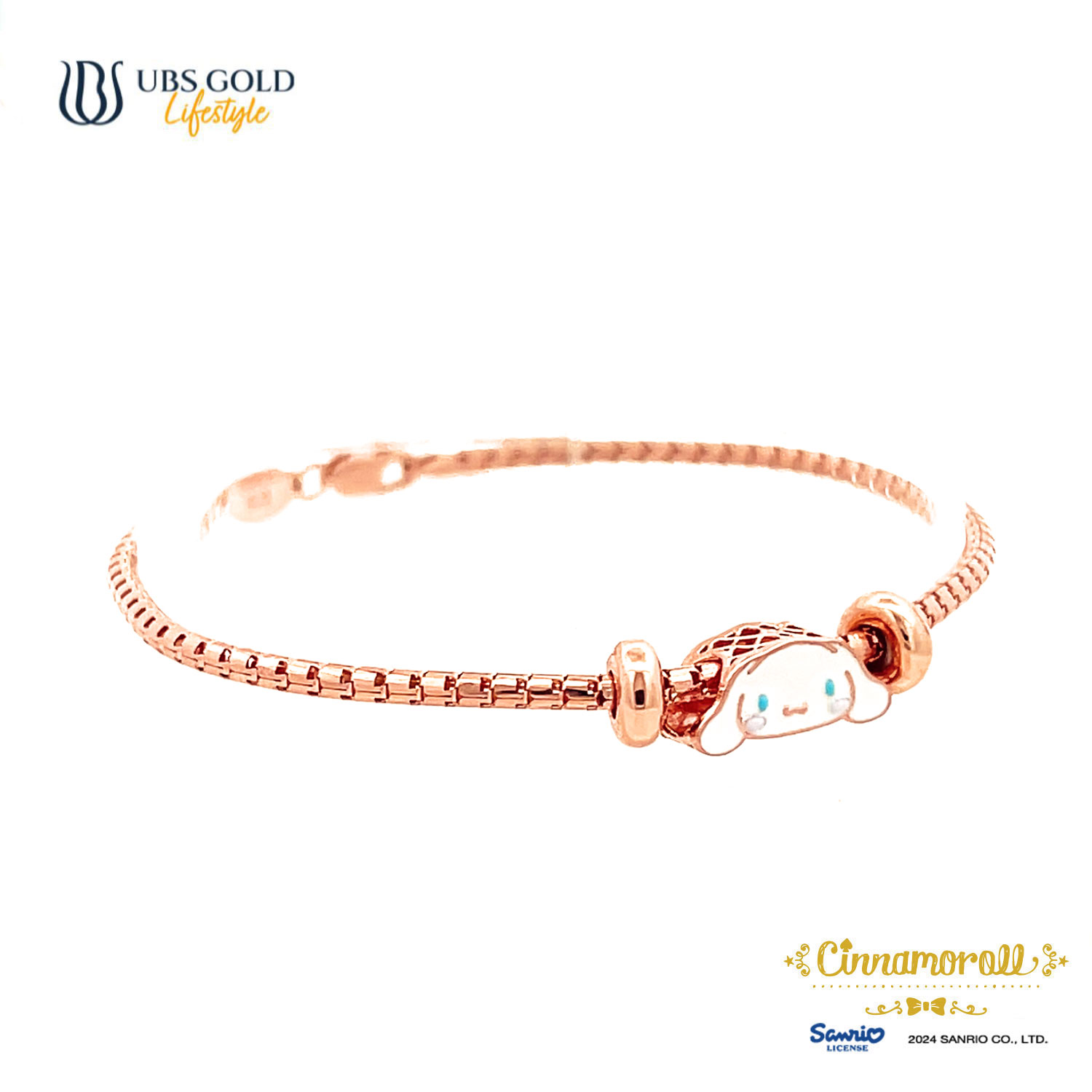 UBS Gold Gelang Emas Sanrio Cinnamoroll Sweetie - Kgz0029 - 17K