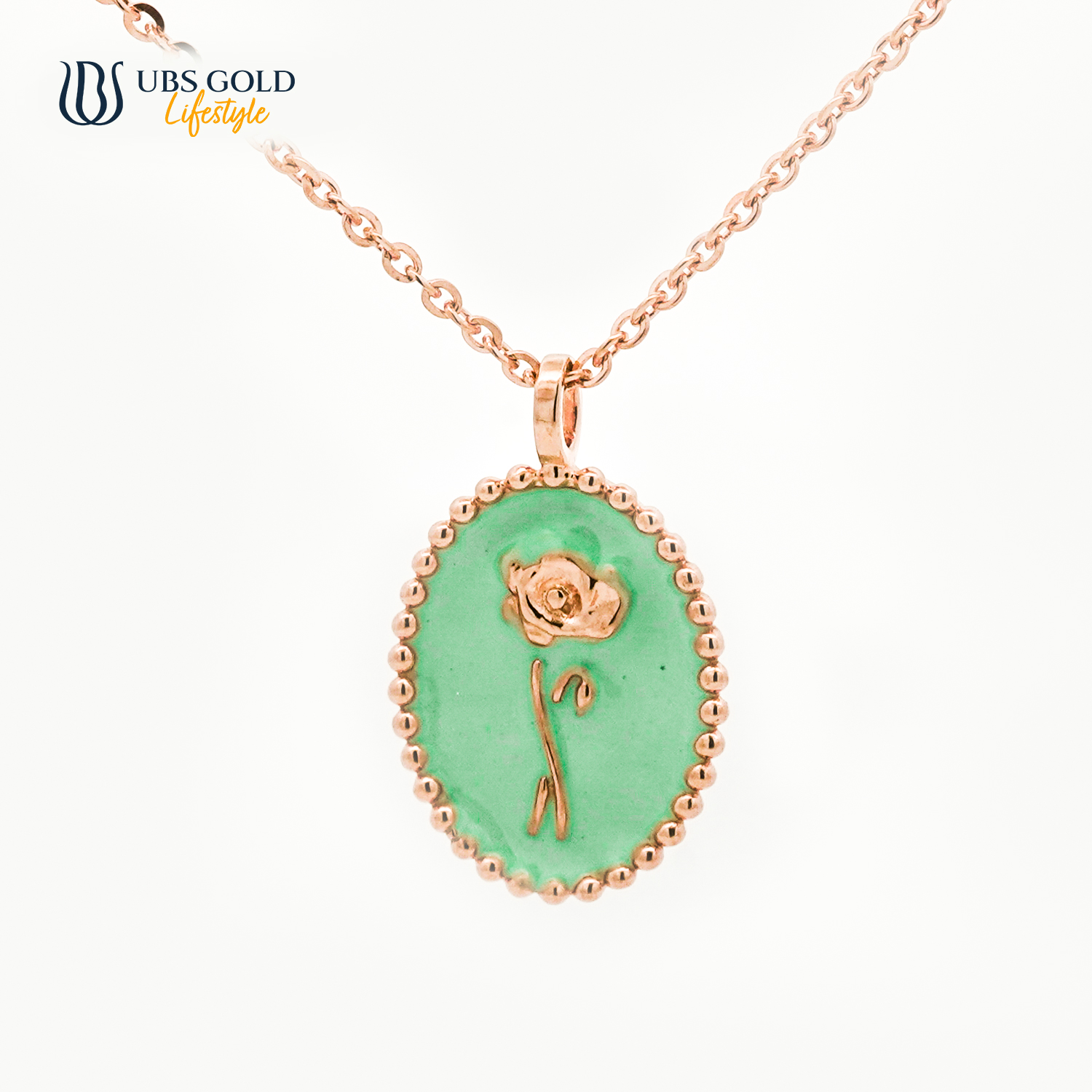 UBS Gold Kalung Emas Flower Birth - Kkv15706 - 17K - Aug