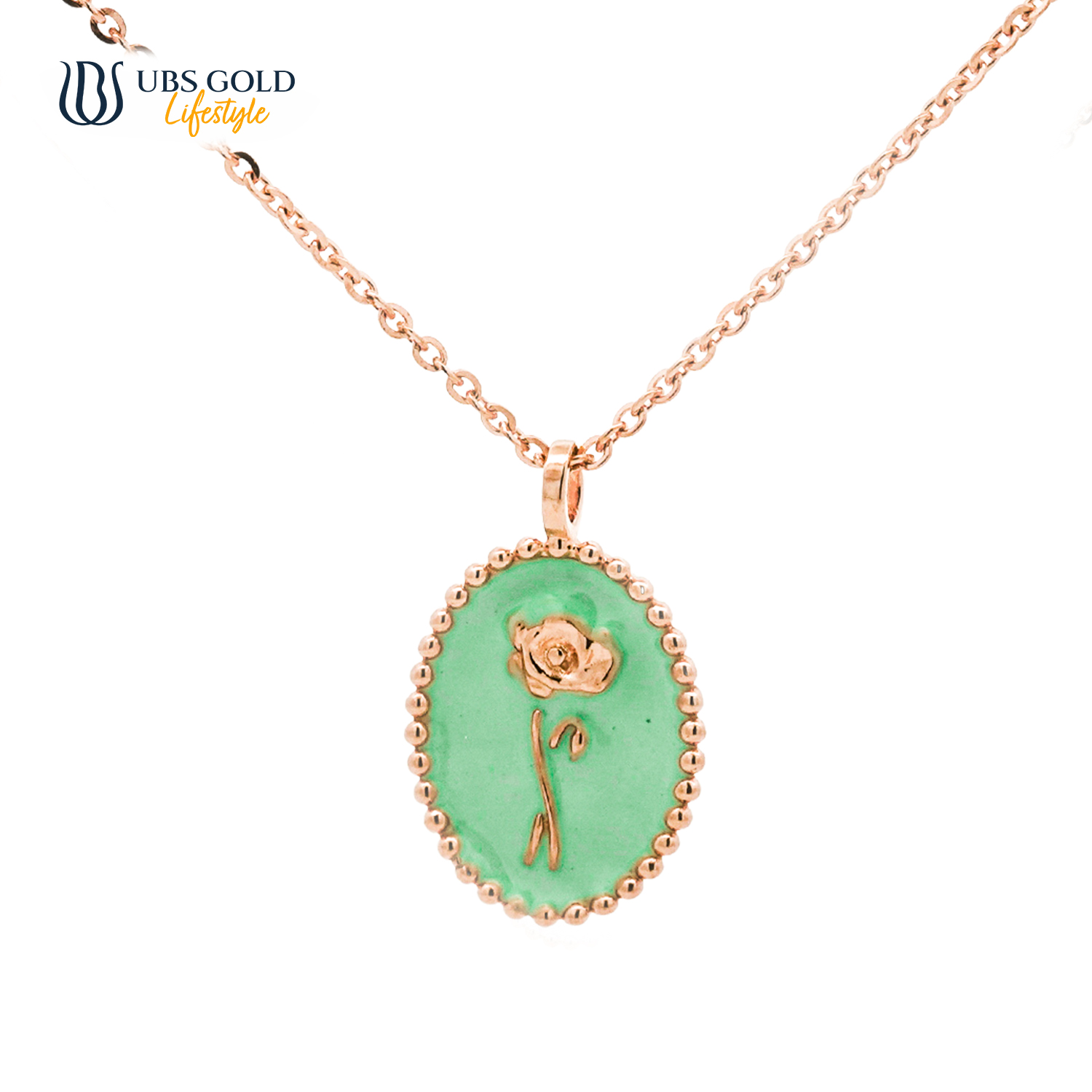 UBS Gold Kalung Emas Flower Birth - Kkv15706 - 17K - Aug