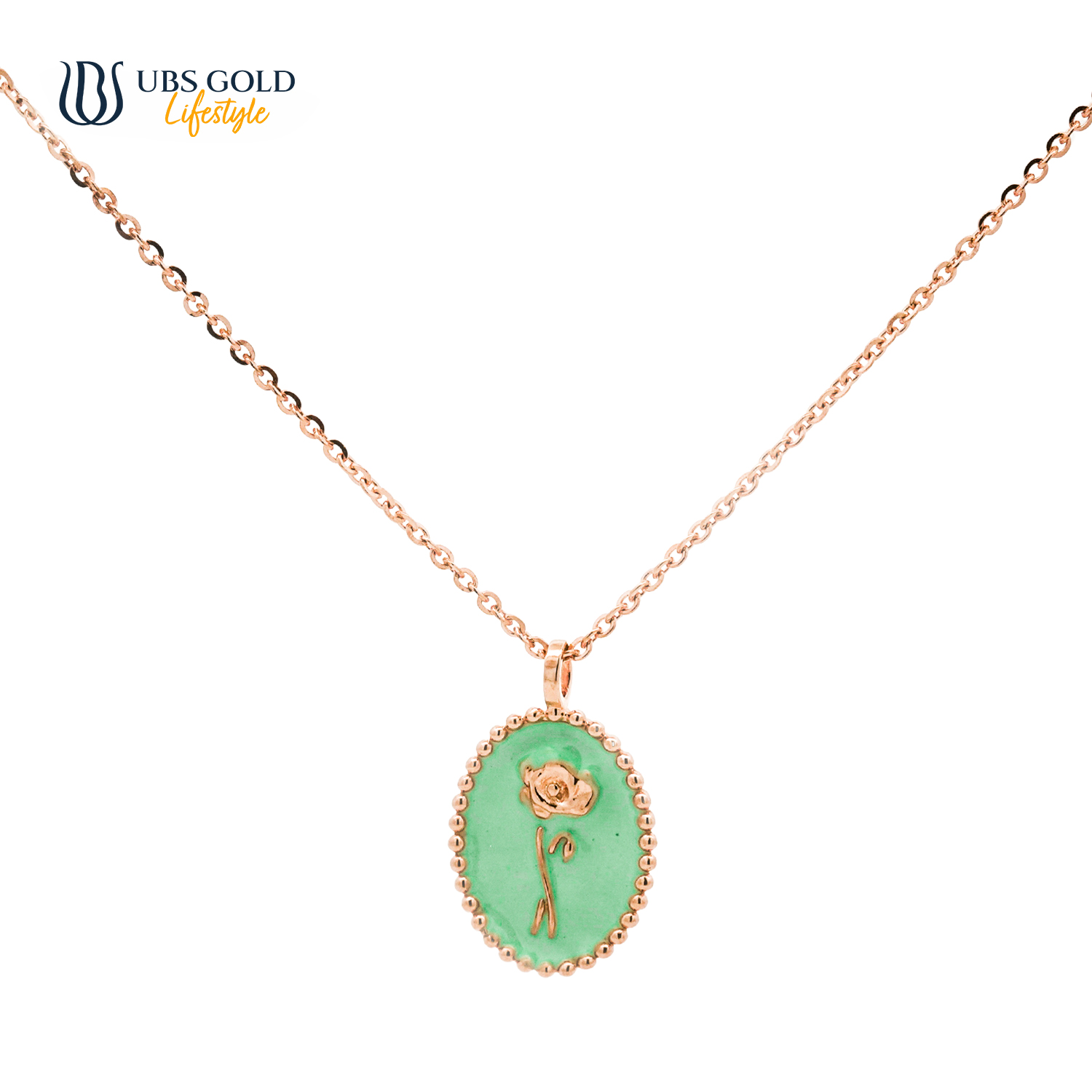 UBS Gold Kalung Emas Flower Birth - Kkv15706 - 17K - Aug