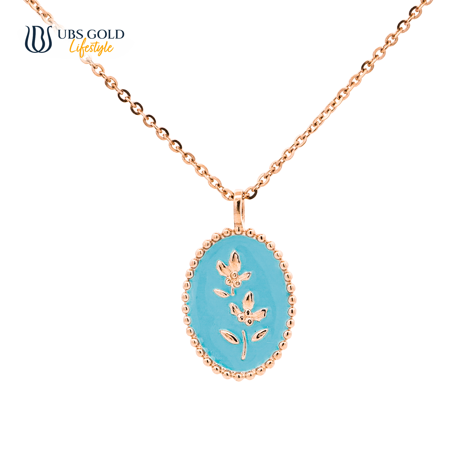 UBS Gold Kalung Emas Flower Birth - Kkv15707 - 17K - Dec