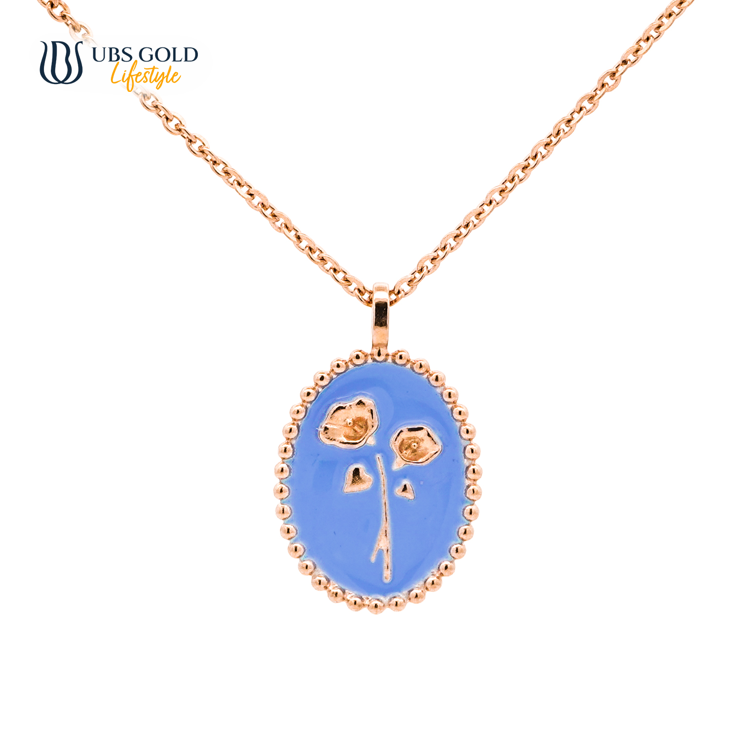 UBS Gold Kalung Emas Flower Birth - Kkv15713 - 17K - Sep