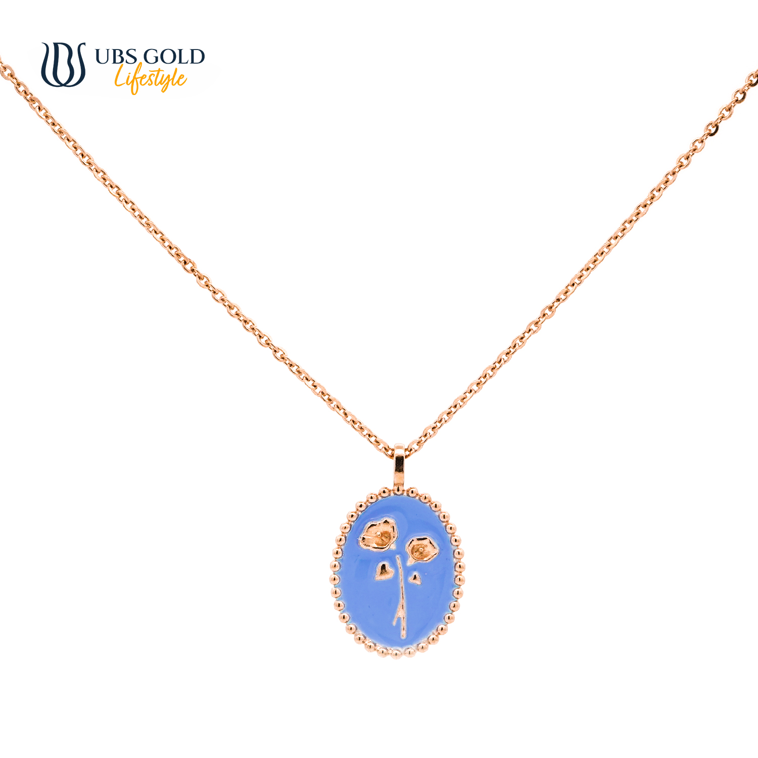 UBS Gold Kalung Emas Flower Birth - Kkv15713 - 17K - Sep