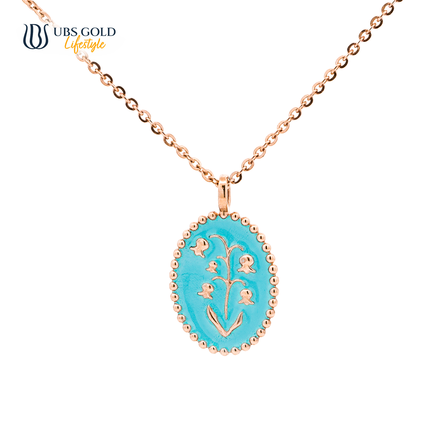 UBS Gold Kalung Emas Flower Birth - Kkv15717 - 17K - May