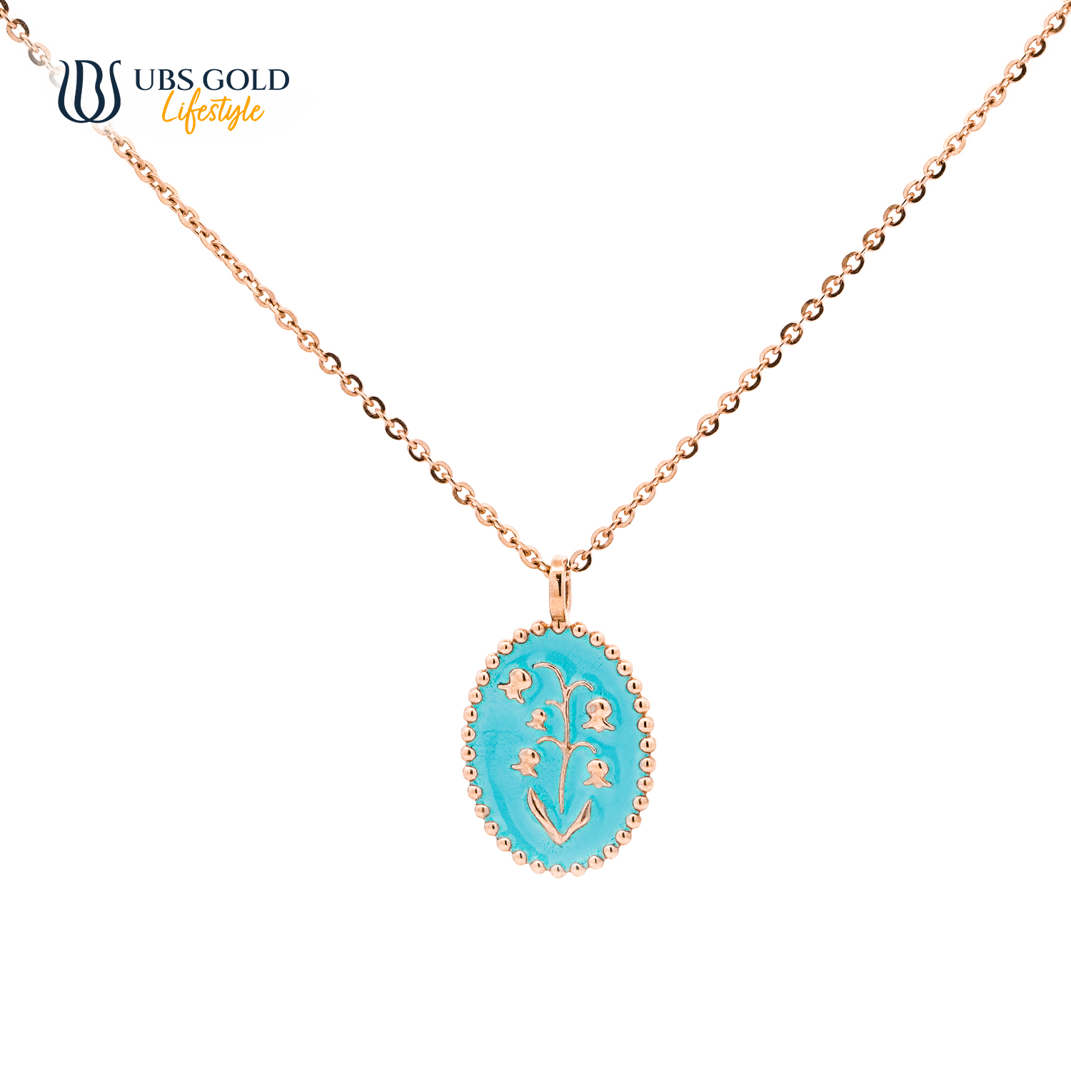 UBS Gold Kalung Emas Flower Birth - Kkv15717 - 17K - May