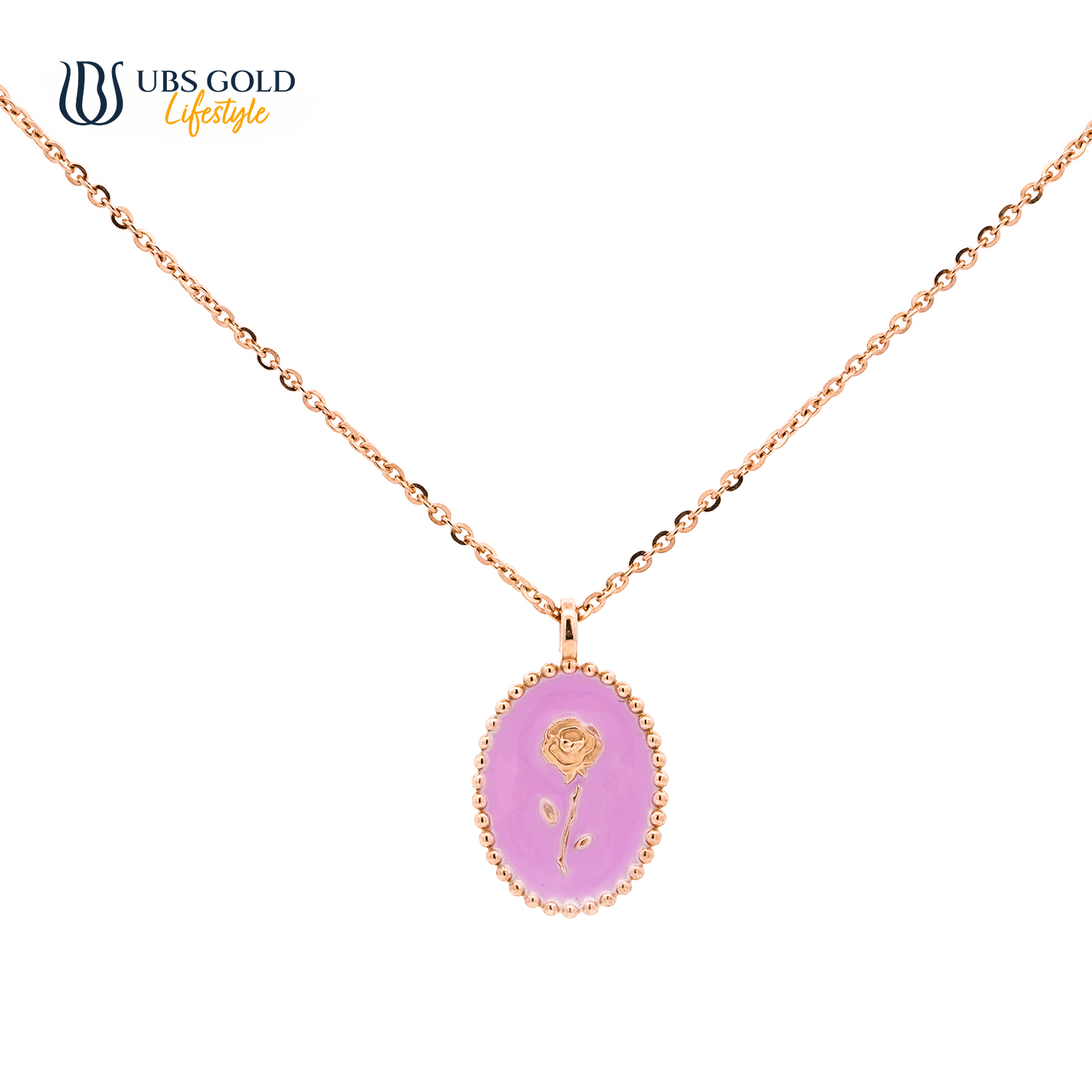 UBS Gold Kalung Emas Flower Birth - Kkv15718 - 17K - Jun