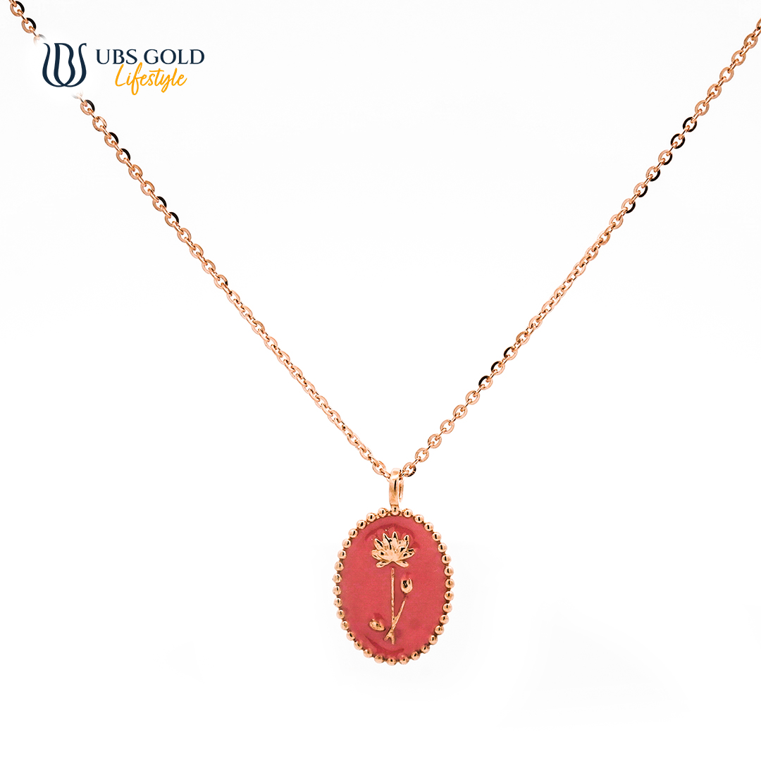 UBS Gold Kalung Emas Flower Birth - Kkv15719 - 17K - Jul