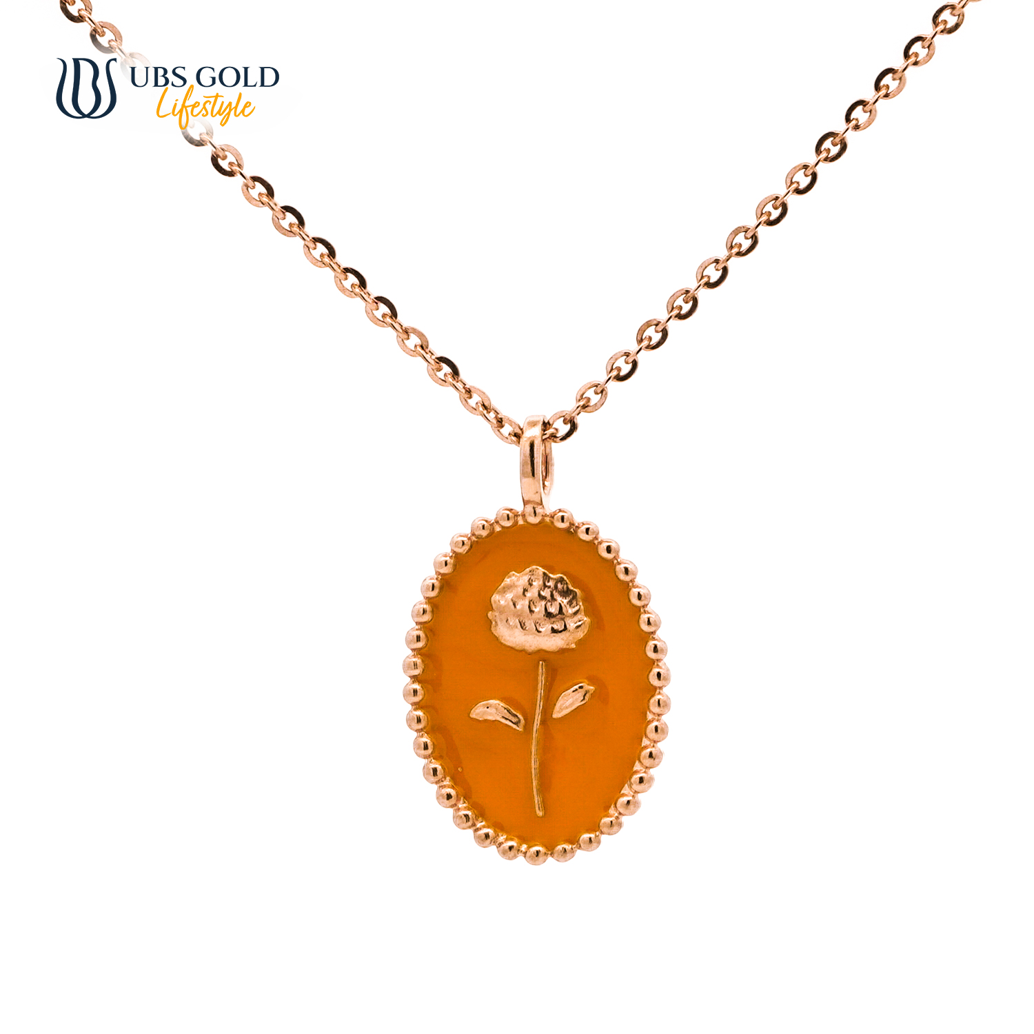 UBS Gold Kalung Emas Flower Birth - Kkv15721 - 17K - Nov