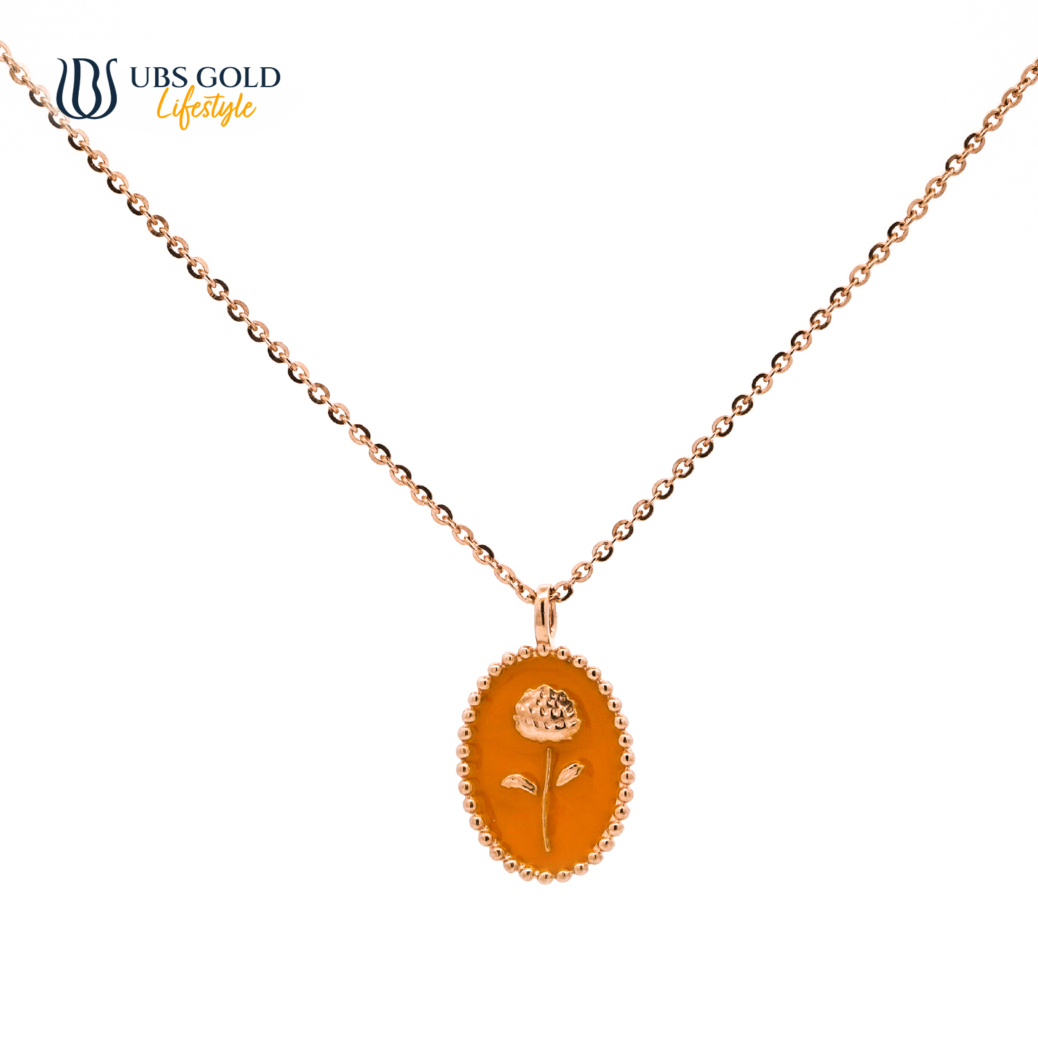 UBS Gold Kalung Emas Flower Birth - Kkv15721 - 17K - Nov