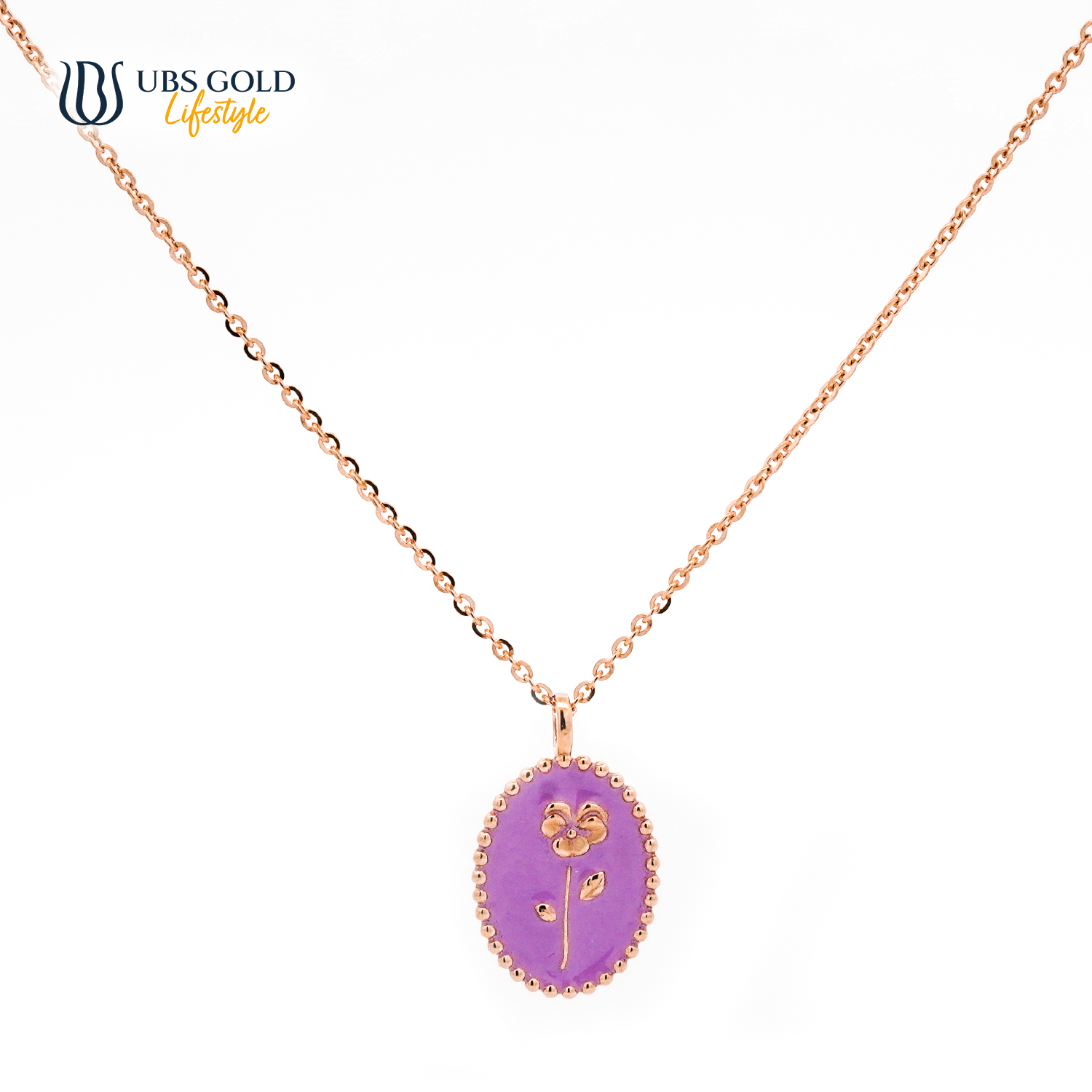 UBS Gold Kalung Emas Flower Birth - Kkv15722 - 17K - Feb