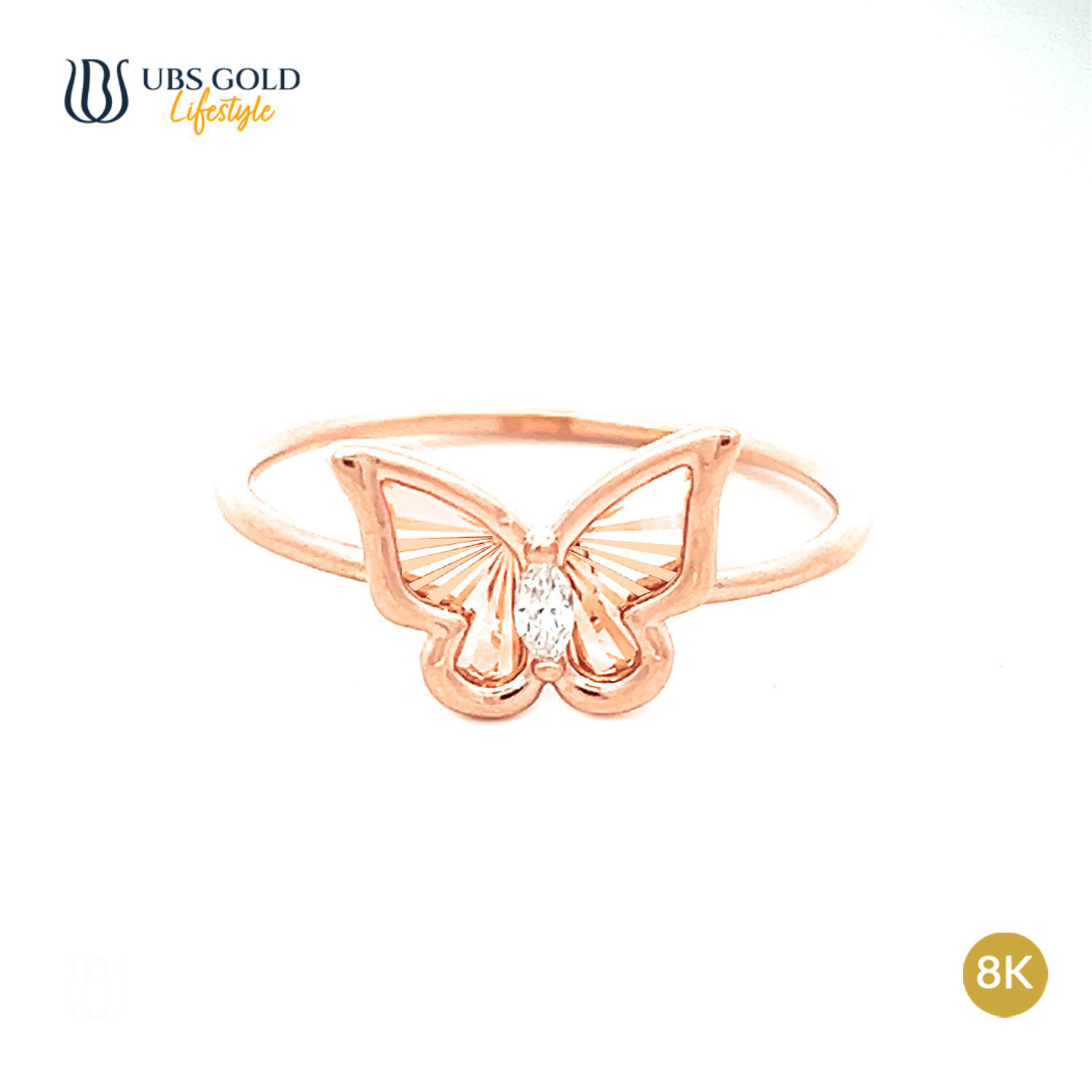 UBS Gold Cincin Emas Millie Molly - Ksc1040K - 8K