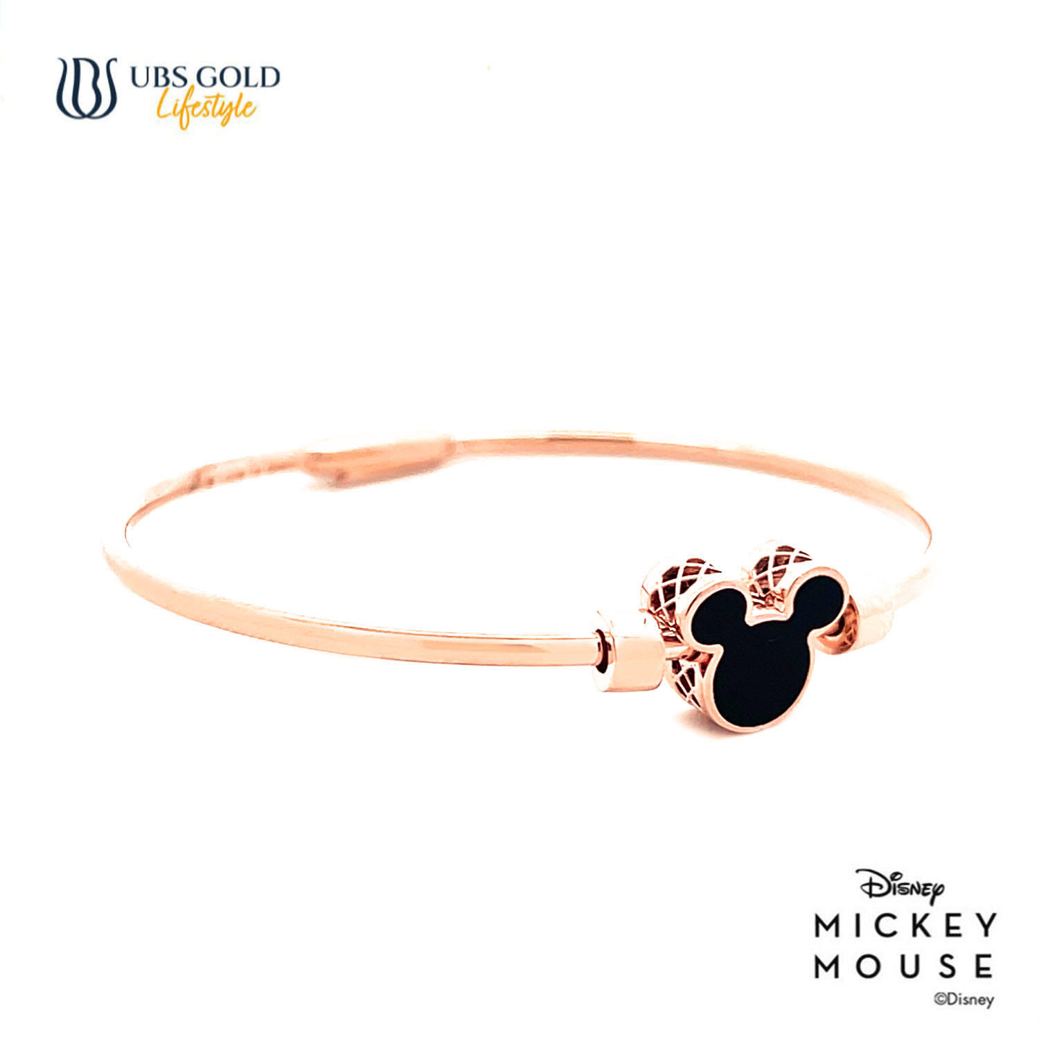 UBS Gold Gelang Emas Disney Mickey Mouse Sweetie - Vgy0162 - 17K