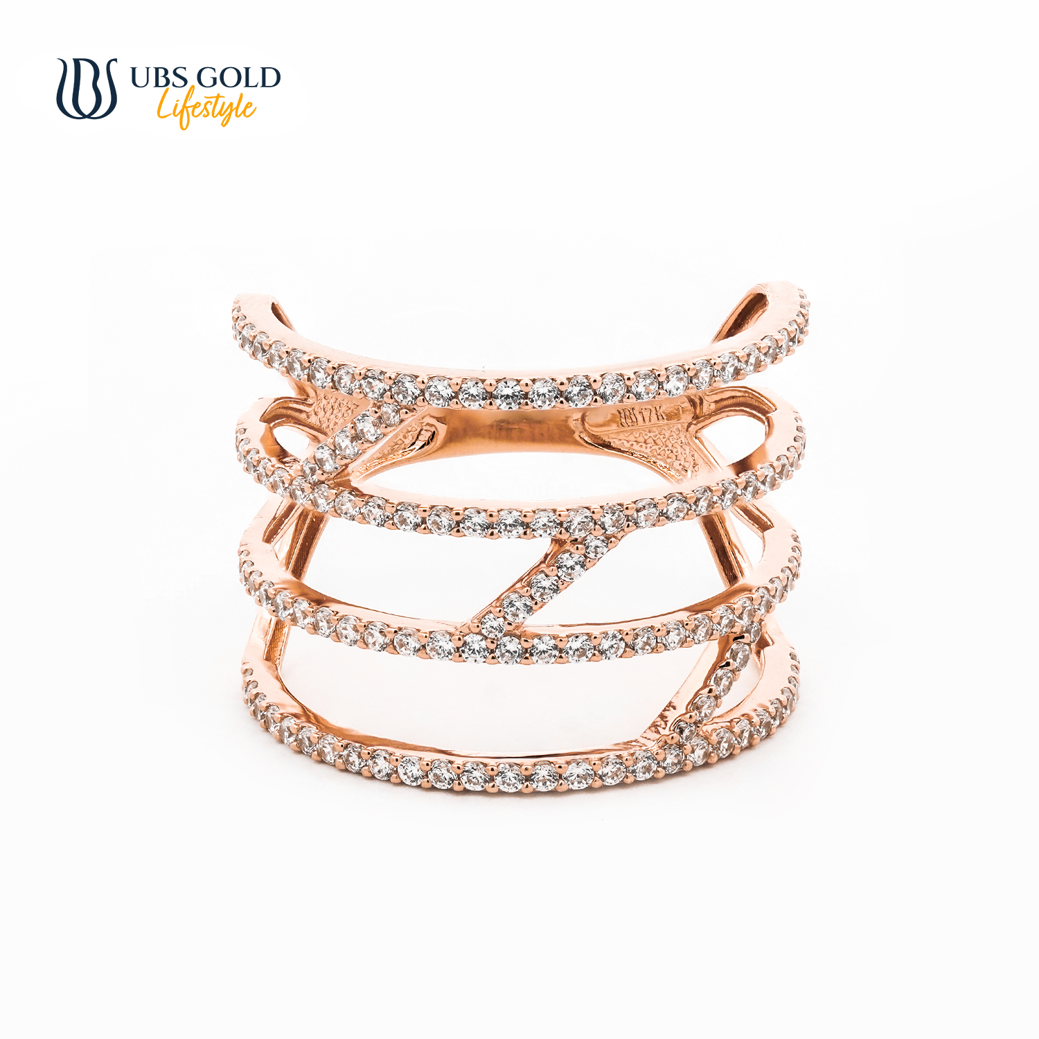 UBS Gold Cincin Emas - Cc17374 - 17K
