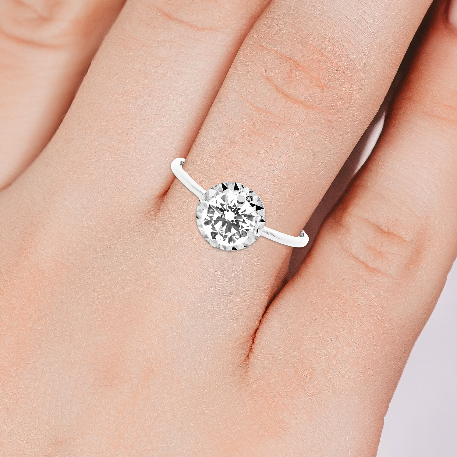 UBS Gold Cincin Emas Solitaire - Ecd1539 - 17K
