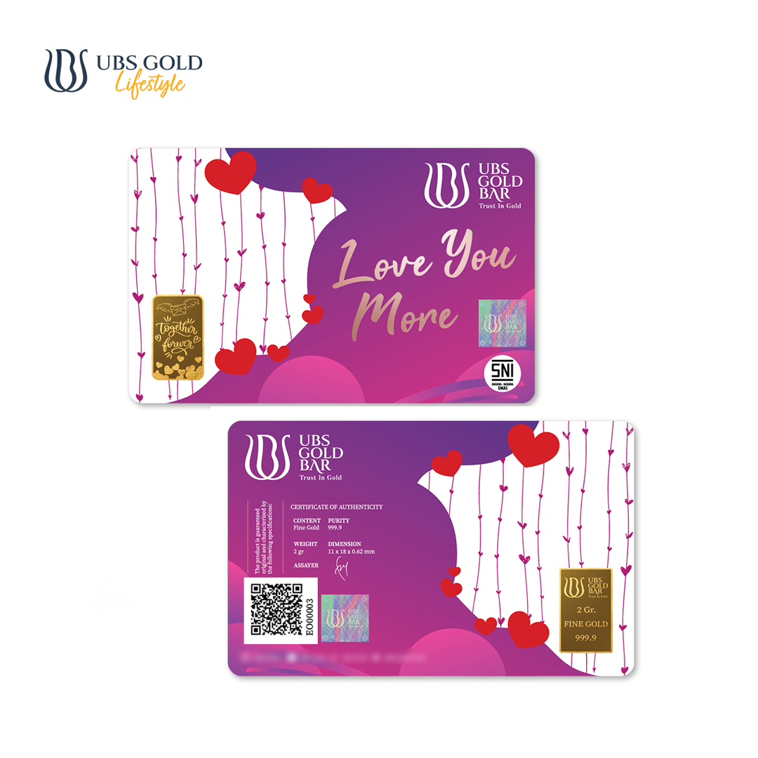 UBS Gold Logam Mulia Love 2 Gr