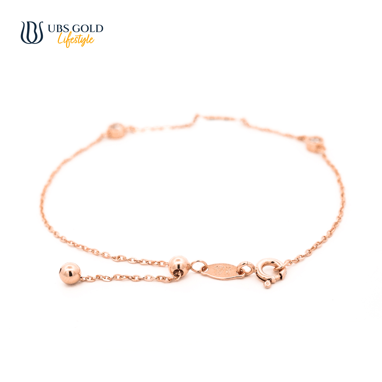 UBS Gold Gelang Emas Millie Molly - Kgv7222 - 17K