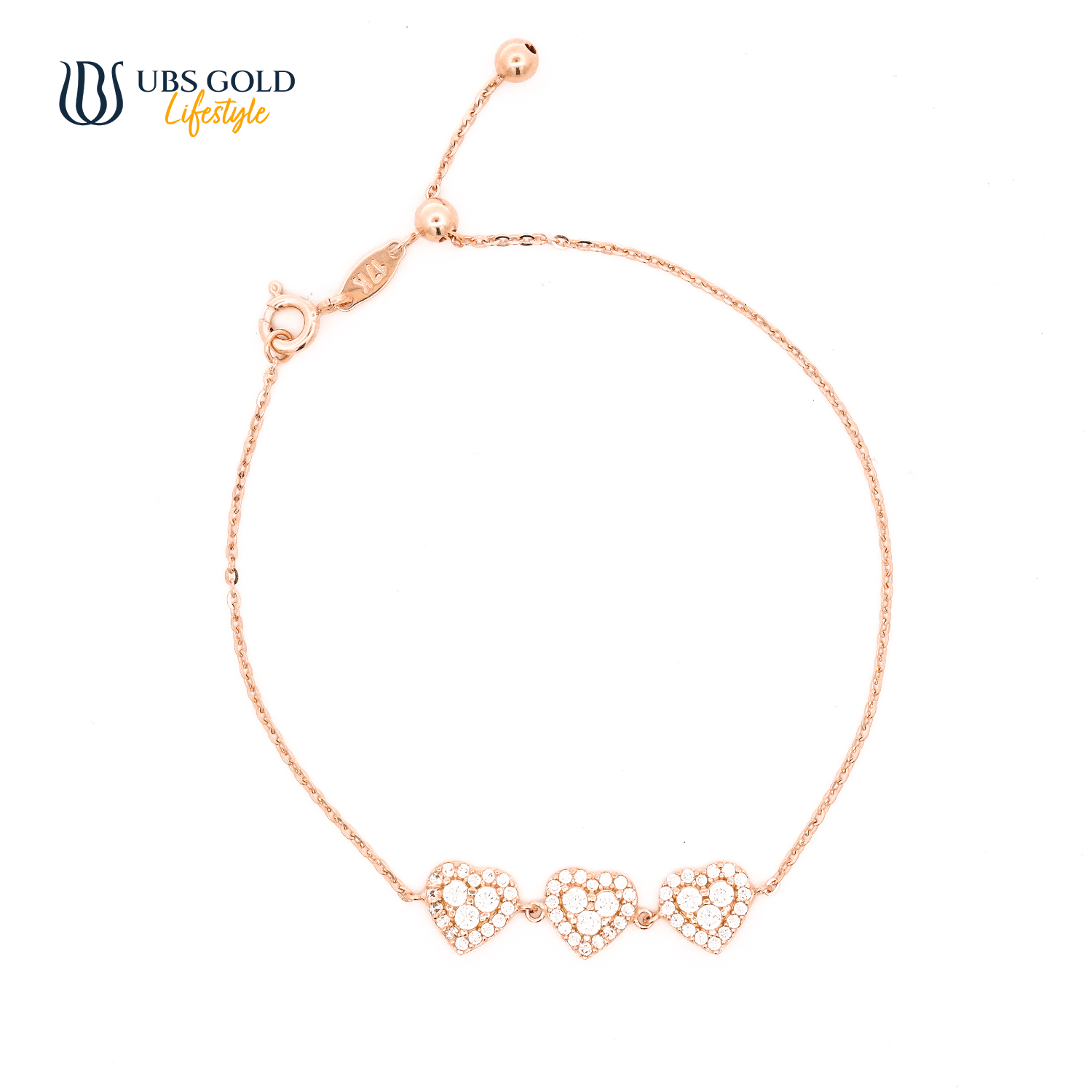 UBS Gold Gelang Emas Millie Molly - Kgv7273 - 17K