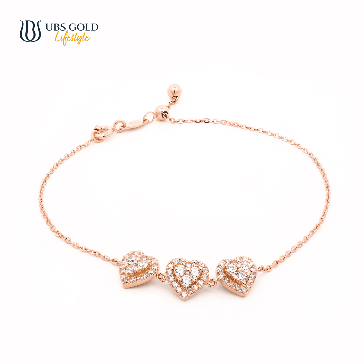 UBS Gold Gelang Emas Millie Molly - Kgv7273 - 17K