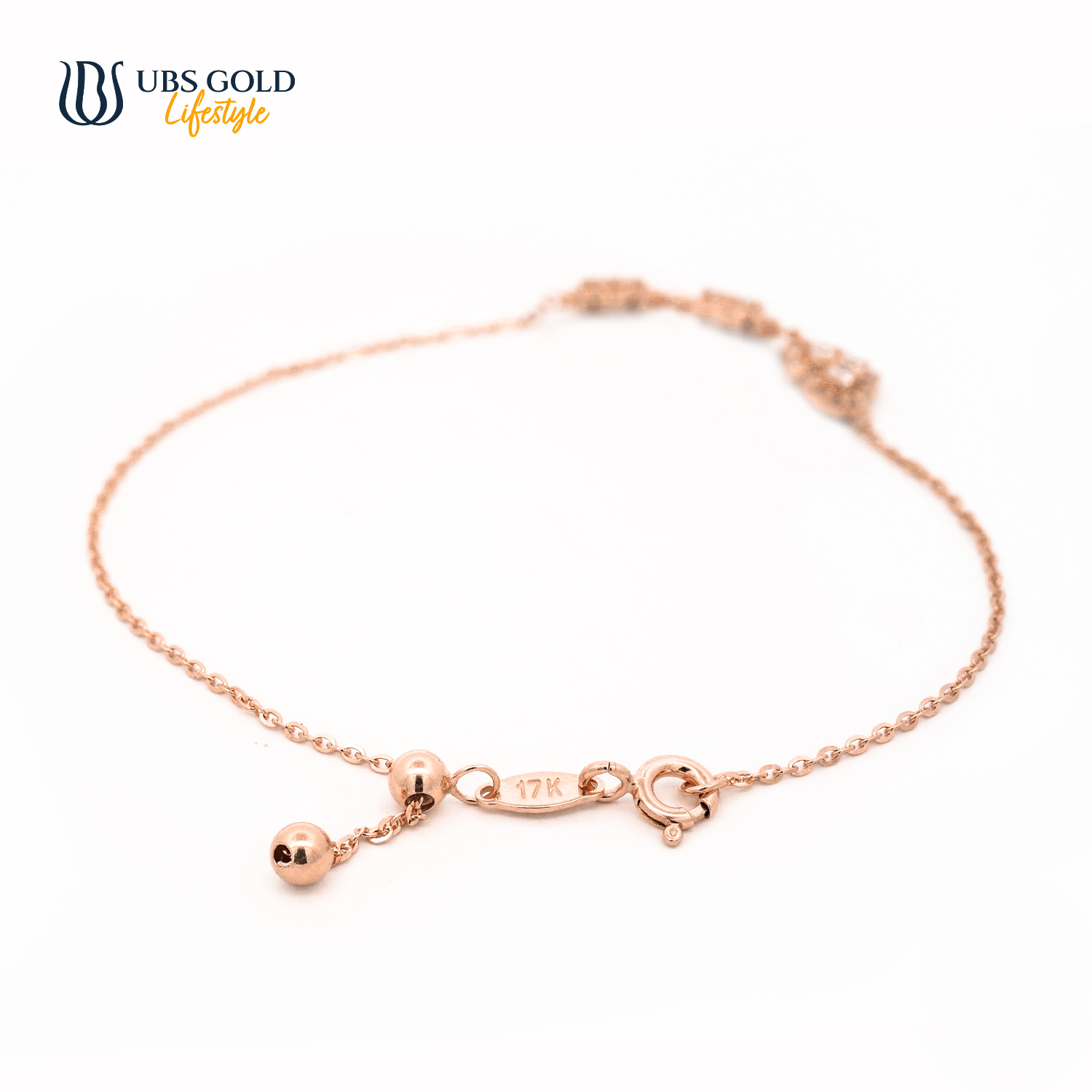 UBS Gold Gelang Emas Millie Molly - Kgv7273 - 17K