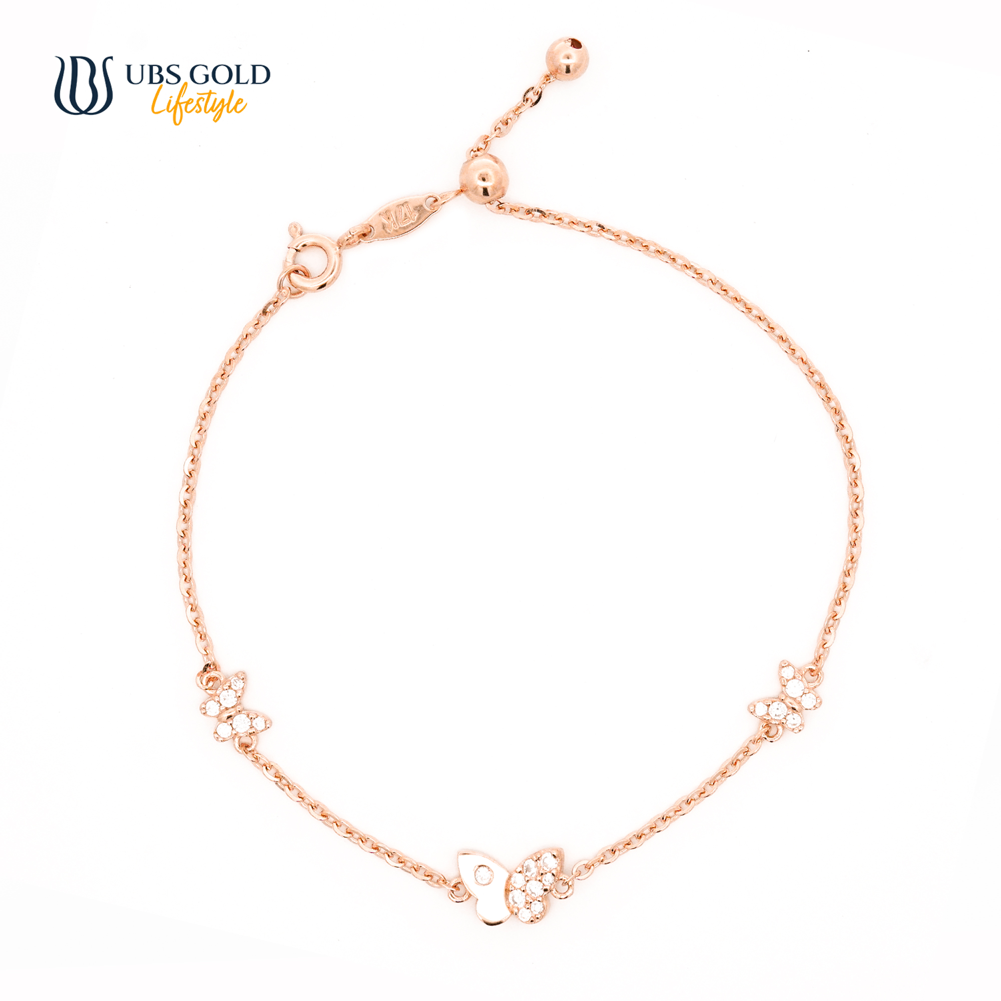 UBS Gold Gelang Emas Millie Molly - Kgv7299 - 17K