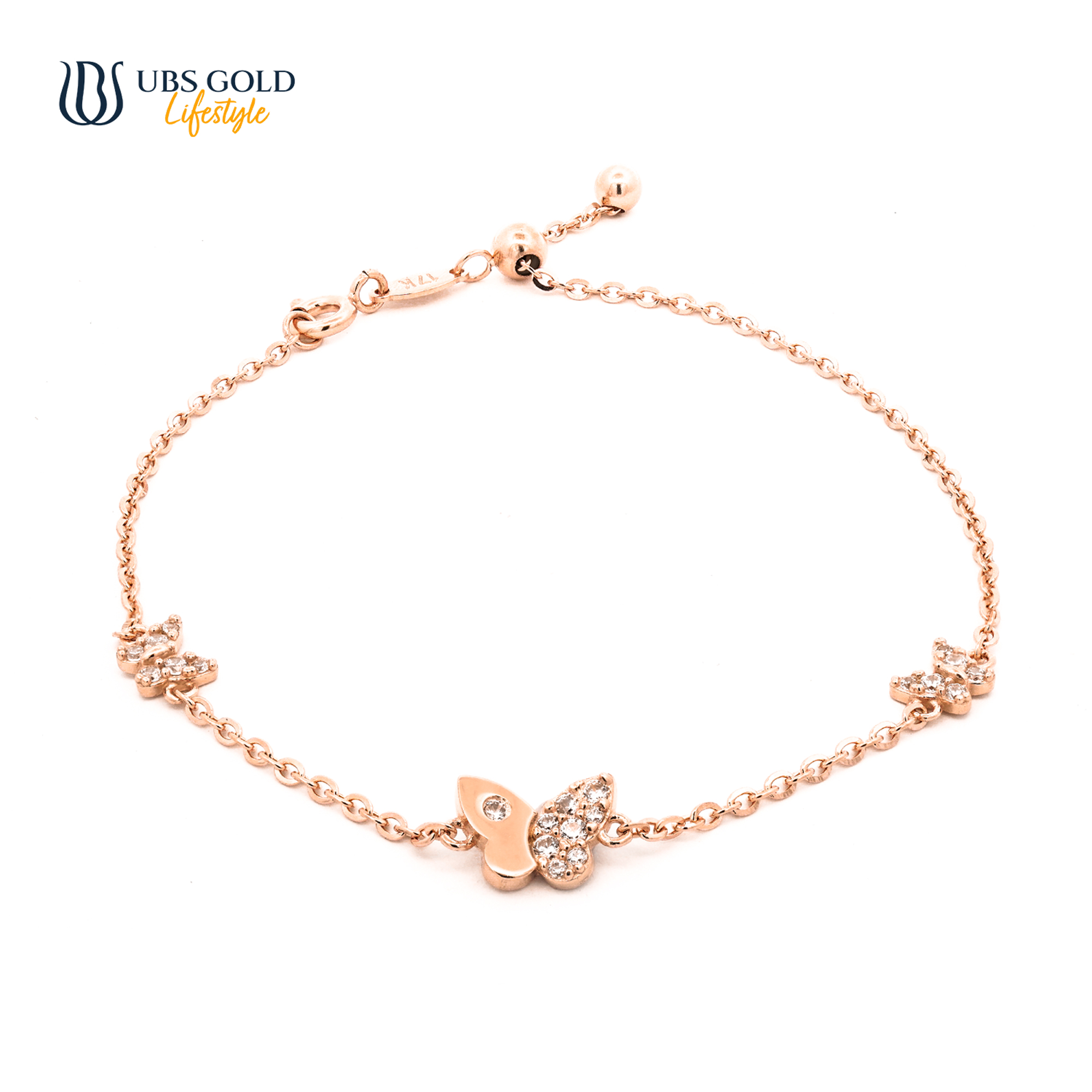 UBS Gold Gelang Emas Millie Molly - Kgv7299 - 17K