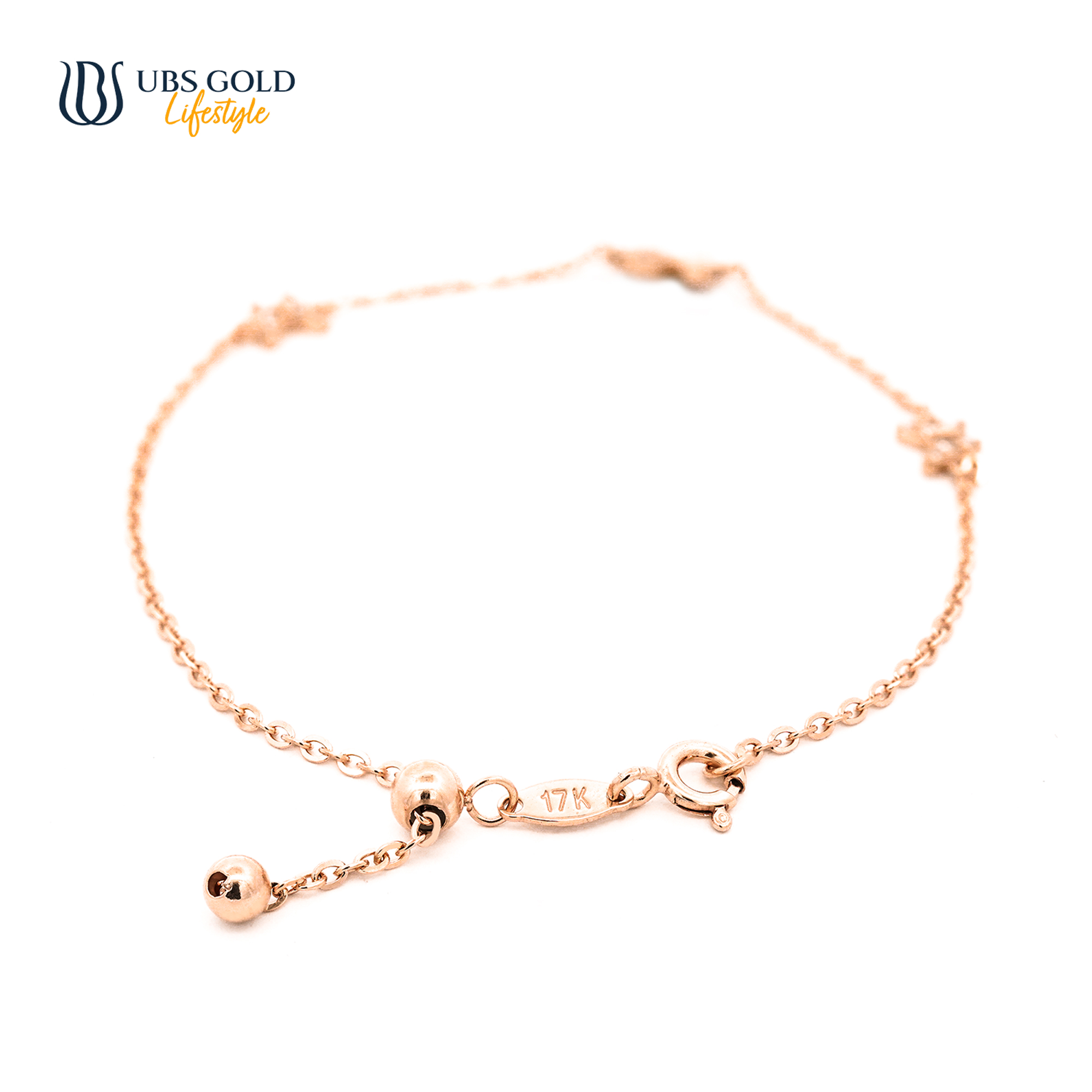 UBS Gold Gelang Emas Millie Molly - Kgv7299 - 17K