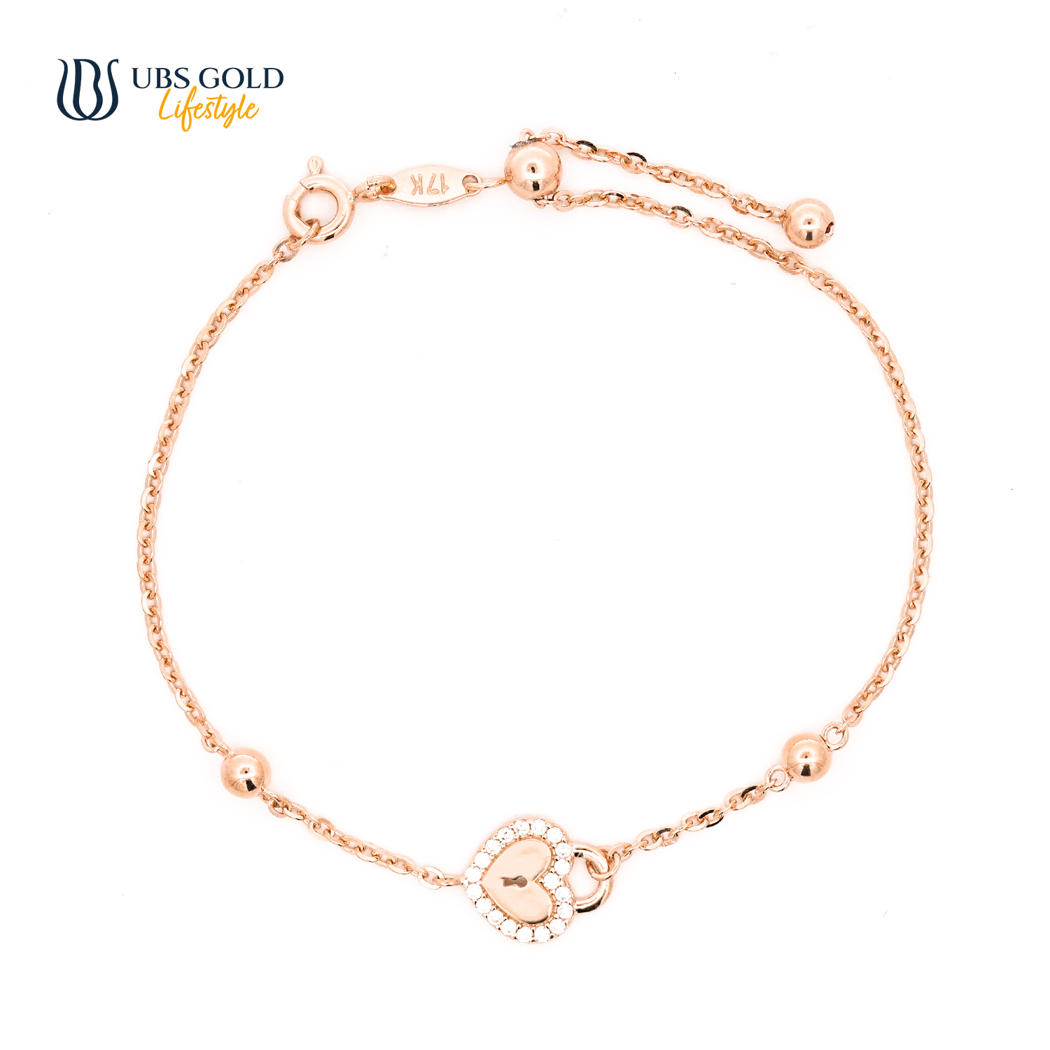 UBS Gold Gelang Emas Millie Molly - Kgv7300 - 17K