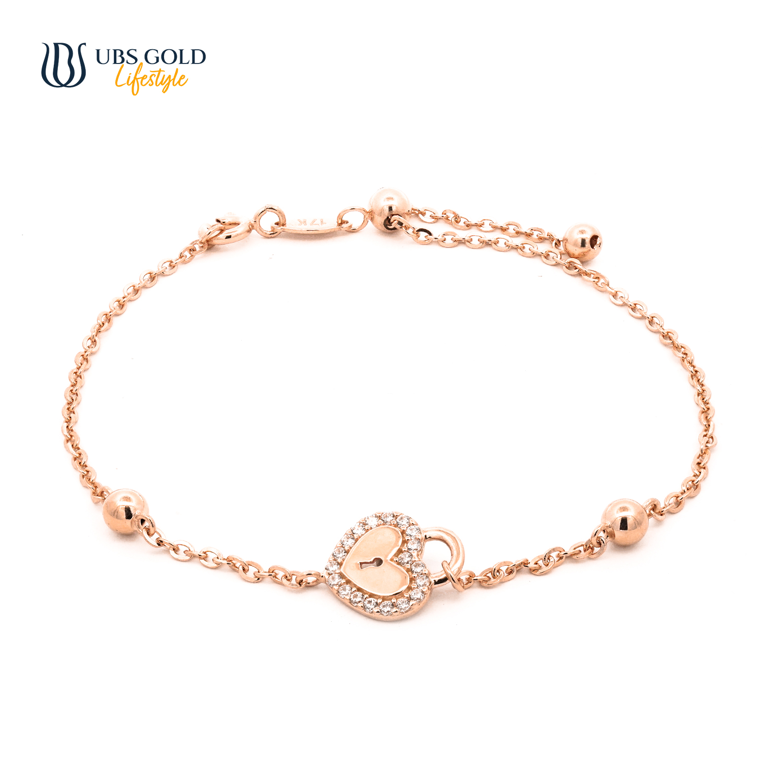 UBS Gold Gelang Emas Millie Molly - Kgv7300 - 17K