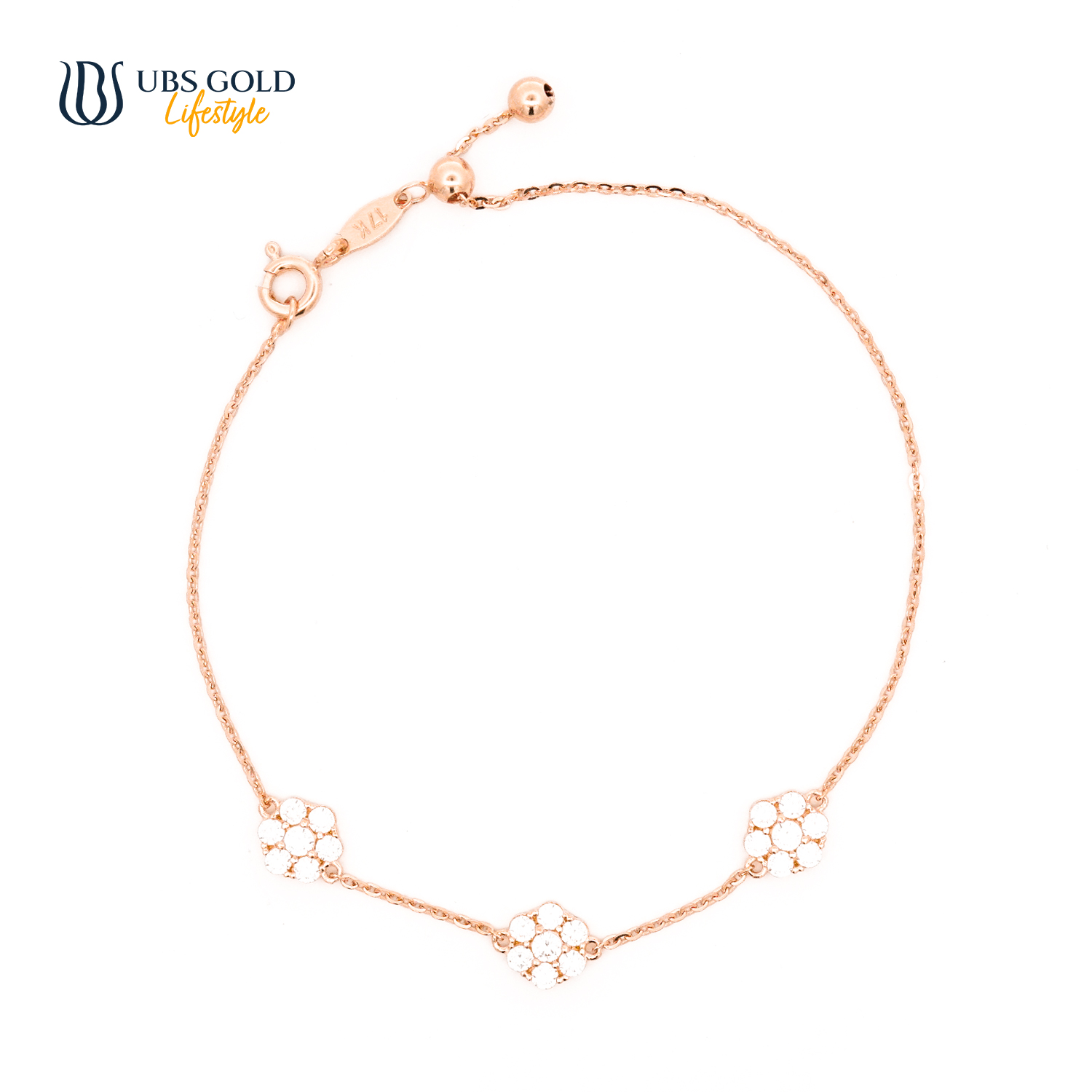 UBS Gold Gelang Emas Millie Molly - Kgv7302 - 17K